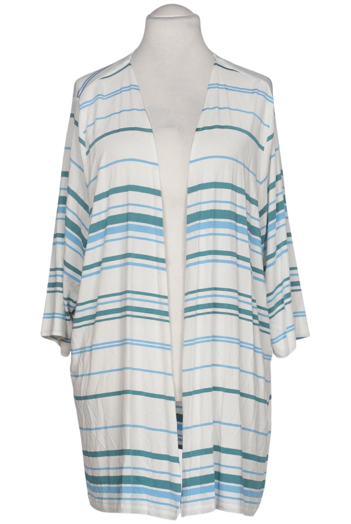 

Selection by Ulla Popken Damen Strickjacke, weiß, Gr. 54