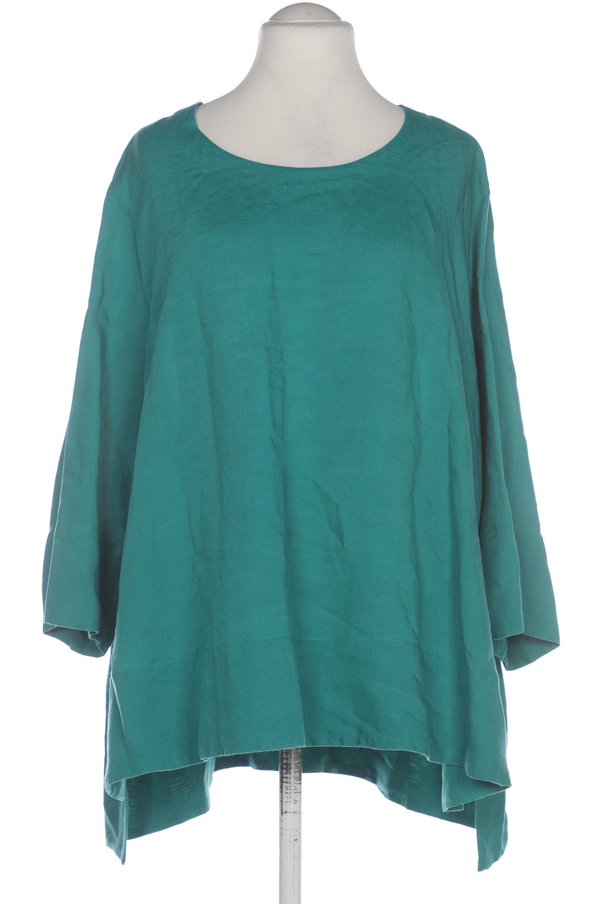 

Selection by Ulla Popken Damen Bluse, türkis, Gr. 52