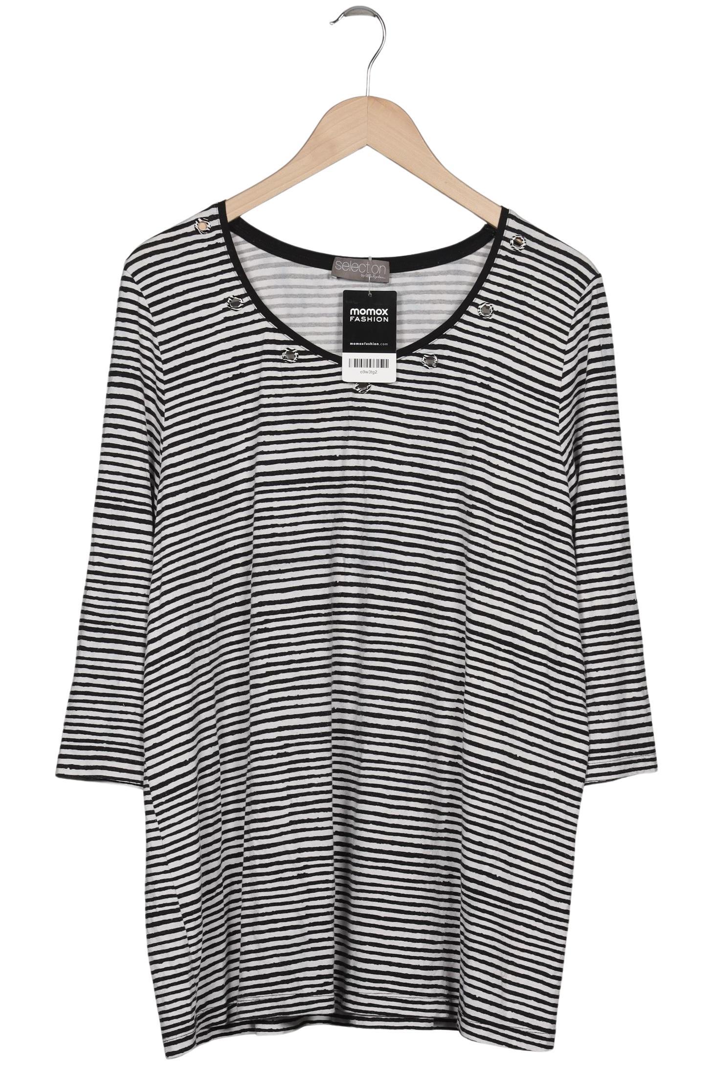 

Selection by Ulla Popken Damen Langarmshirt, schwarz, Gr. 48