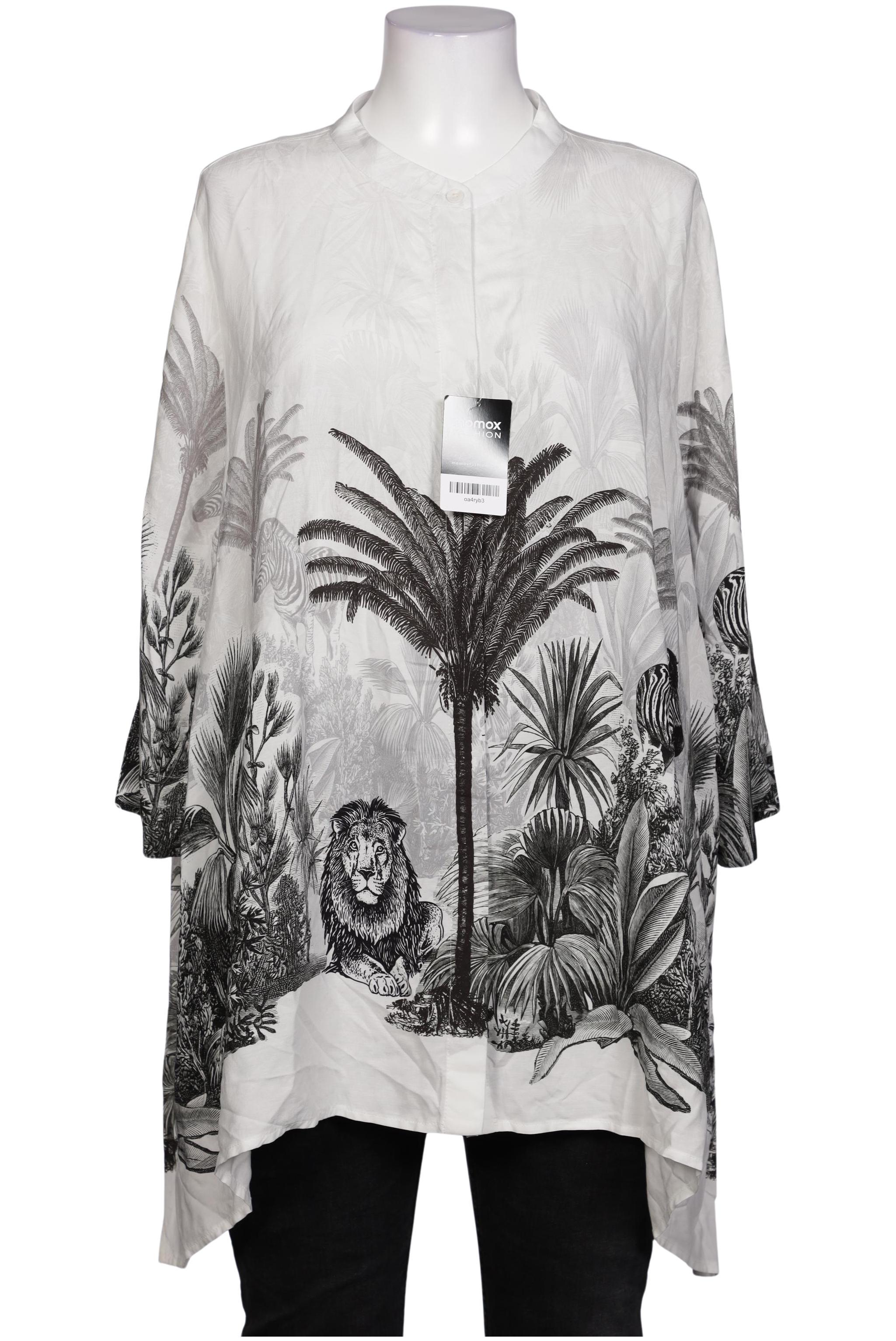 

Selection by Ulla Popken Damen Bluse, weiß, Gr. 50