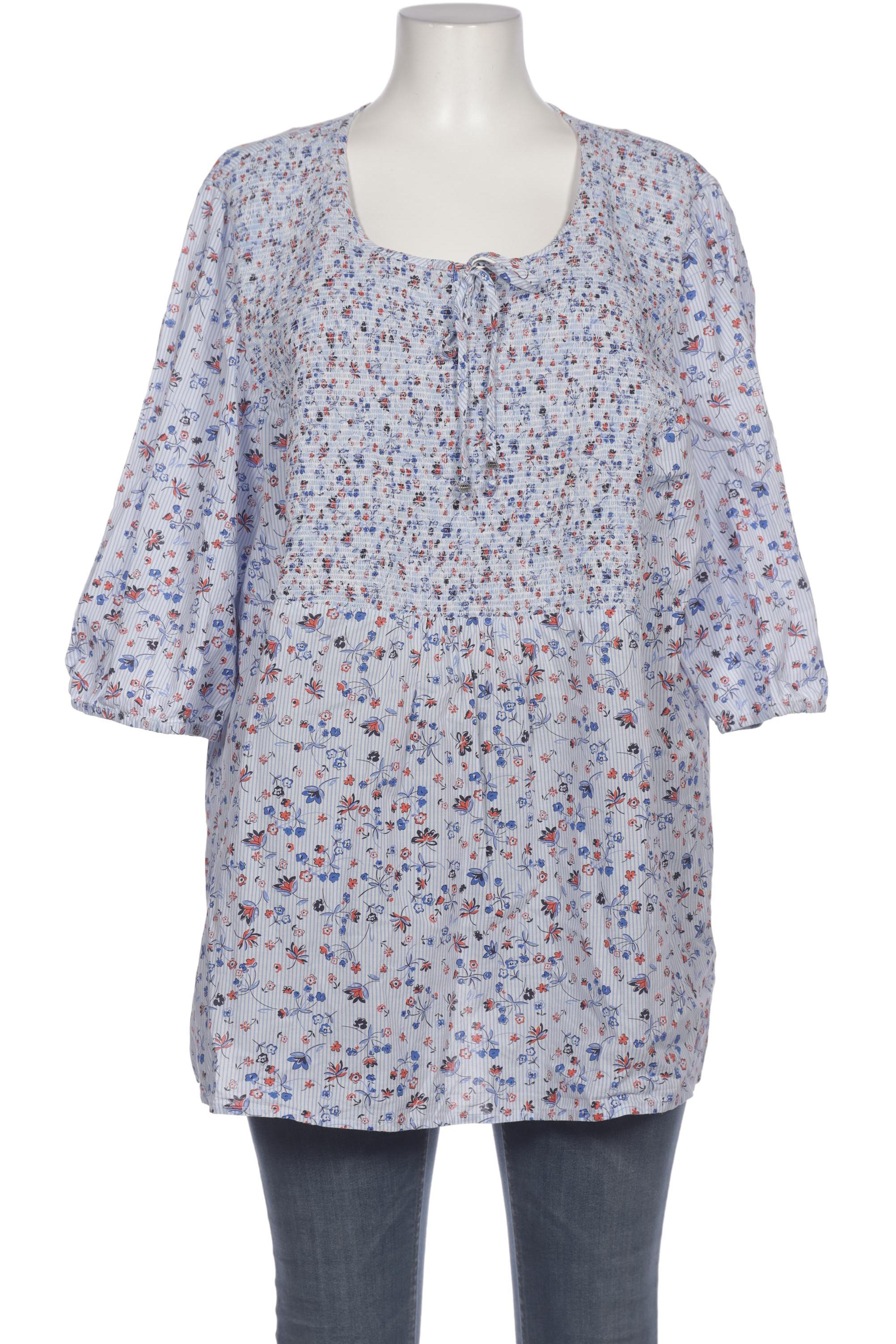 

Selection by Ulla Popken Damen Bluse, blau, Gr. 50