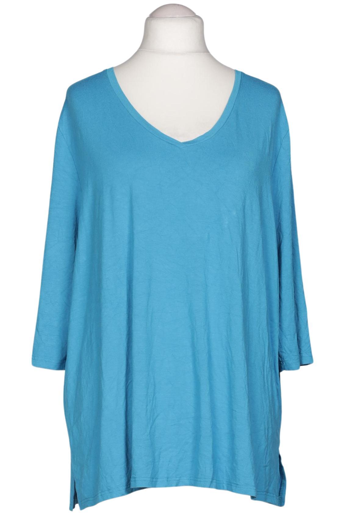 

Selection by Ulla Popken Damen Langarmshirt, hellblau, Gr. 54