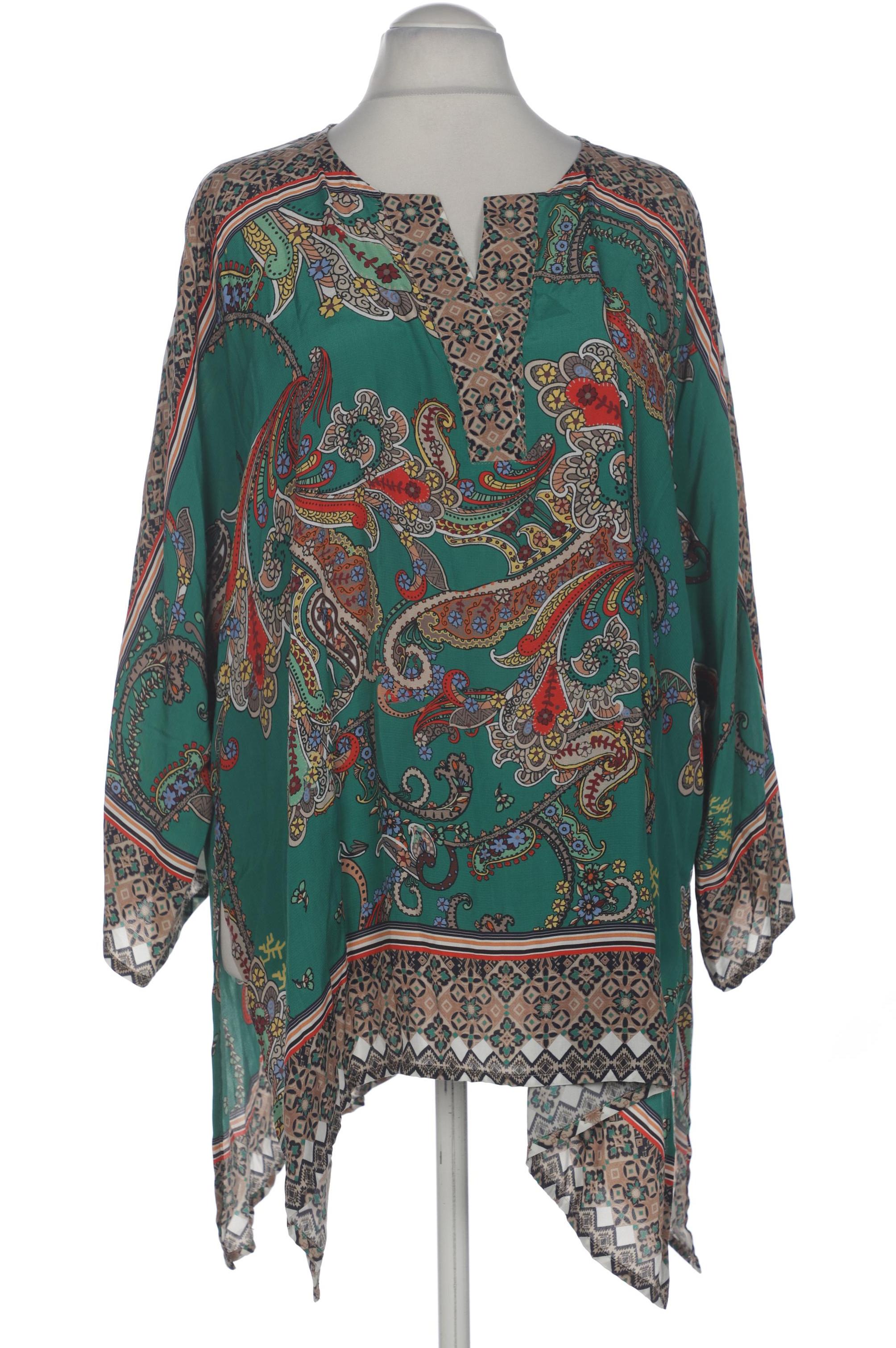 

Selection by Ulla Popken Damen Bluse, türkis, Gr. 56