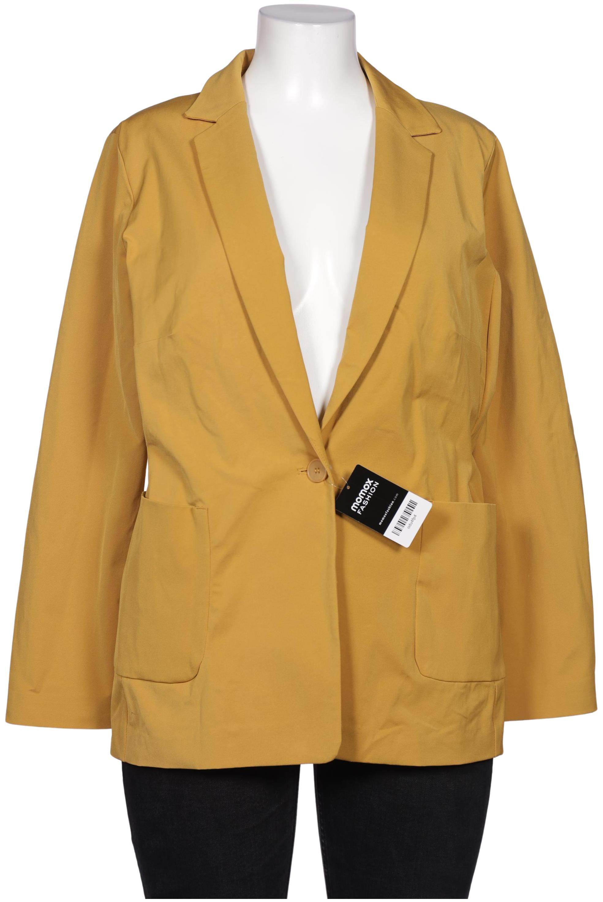 

Selection by Ulla Popken Damen Blazer, gelb, Gr. 42