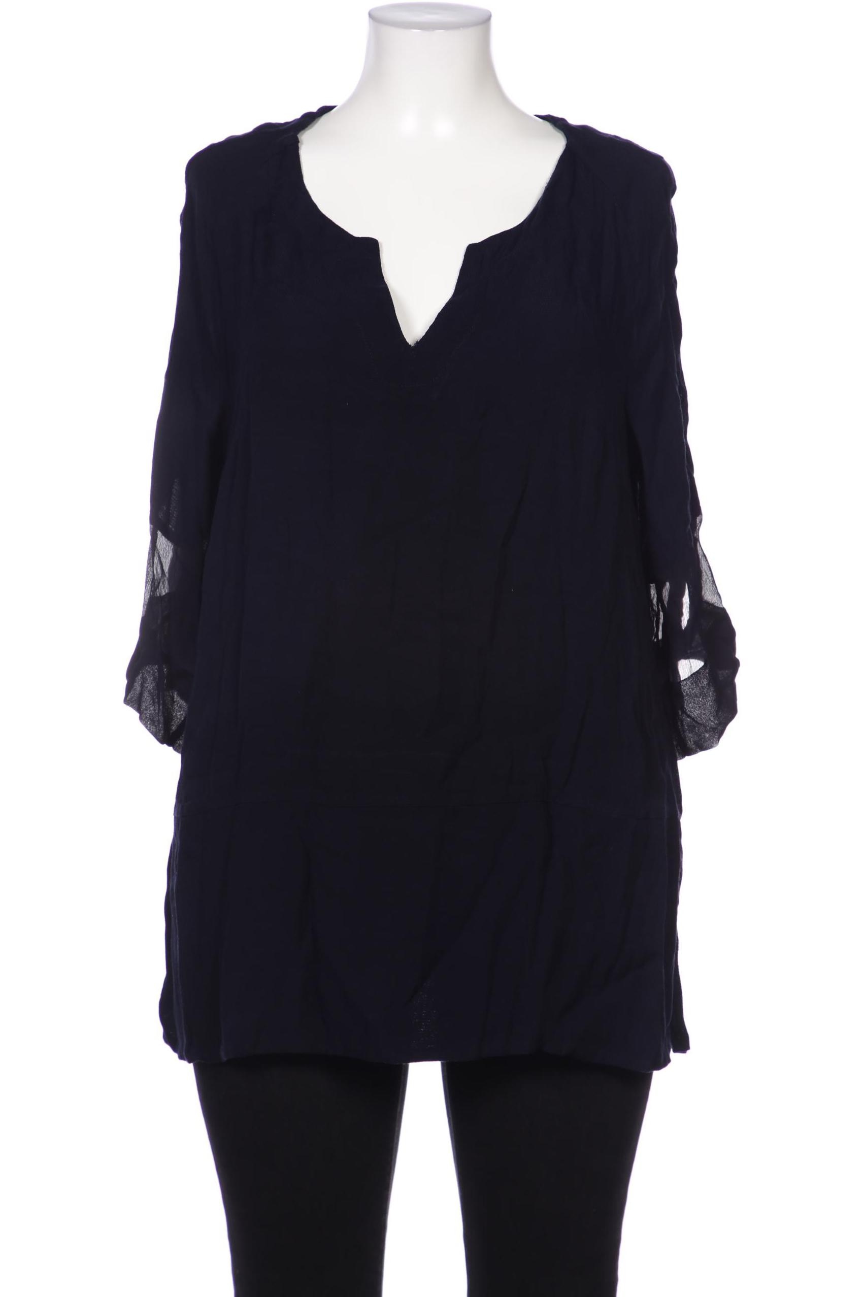 

Selection by Ulla Popken Damen Bluse, marineblau, Gr. 44