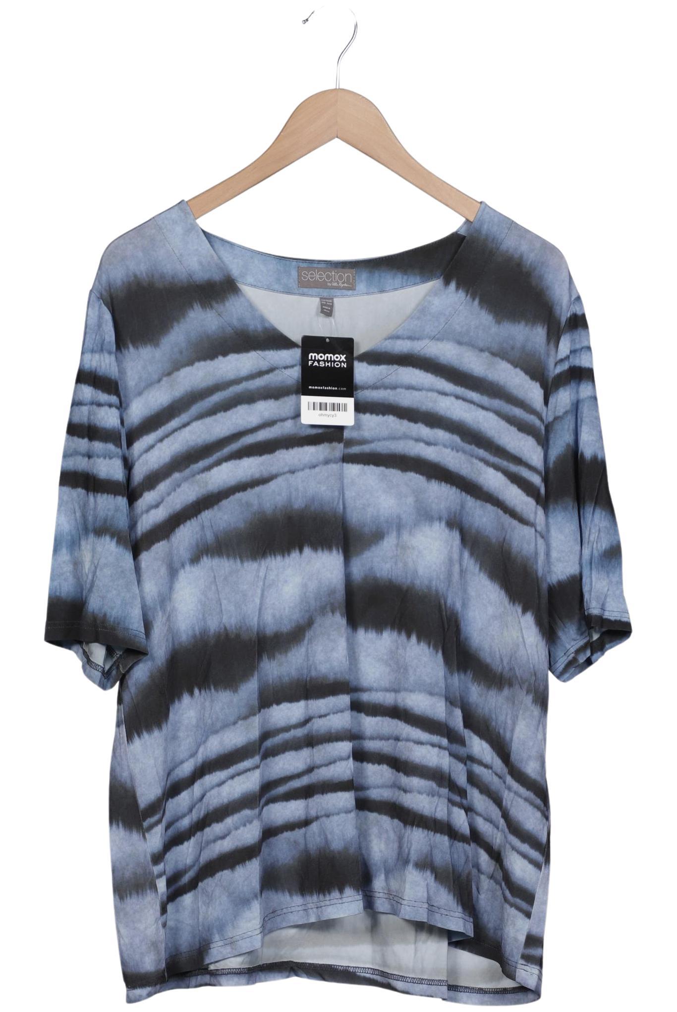 

Selection by Ulla Popken Damen T-Shirt, blau, Gr. 46