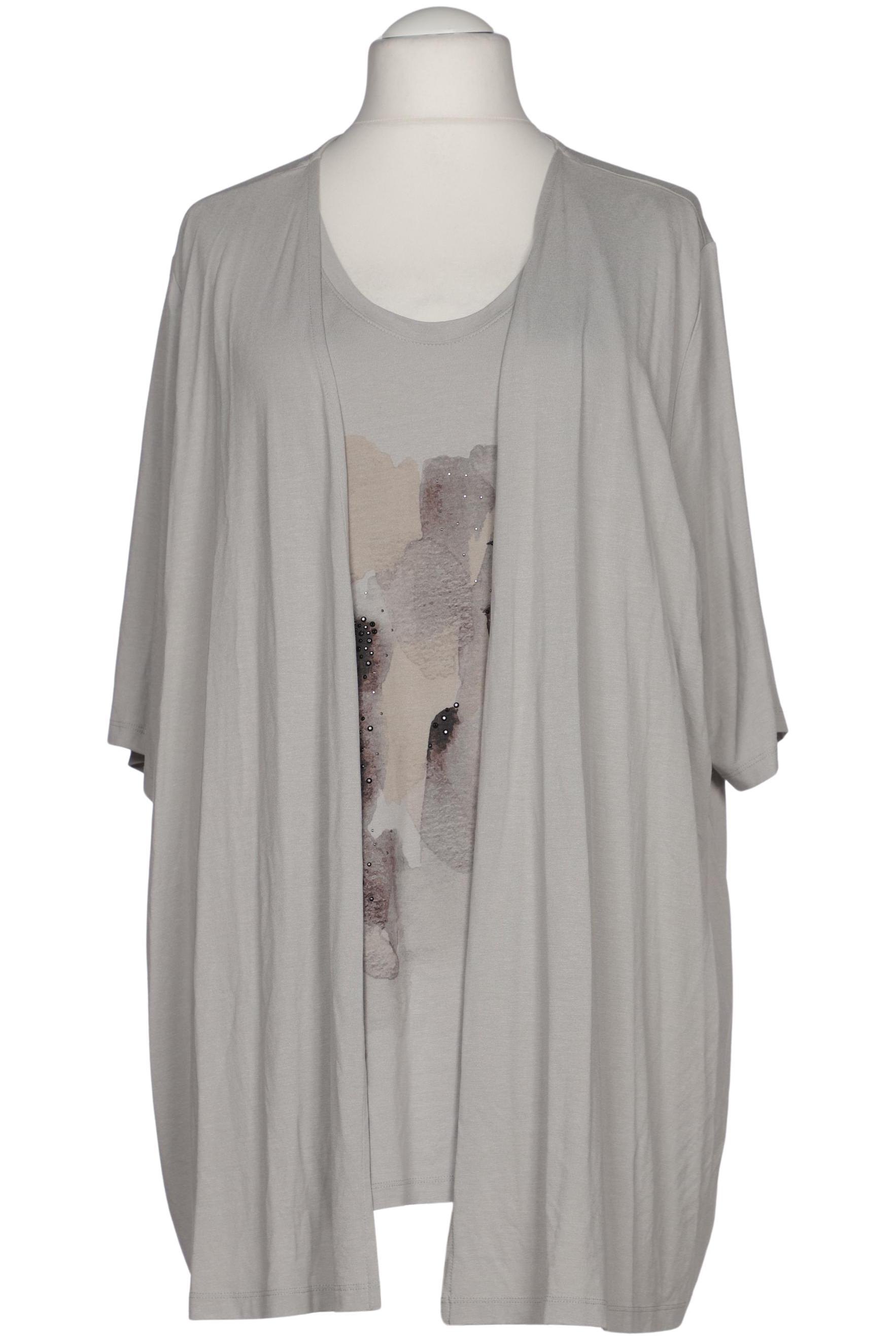

Selection by Ulla Popken Damen Strickjacke, grau, Gr. 54