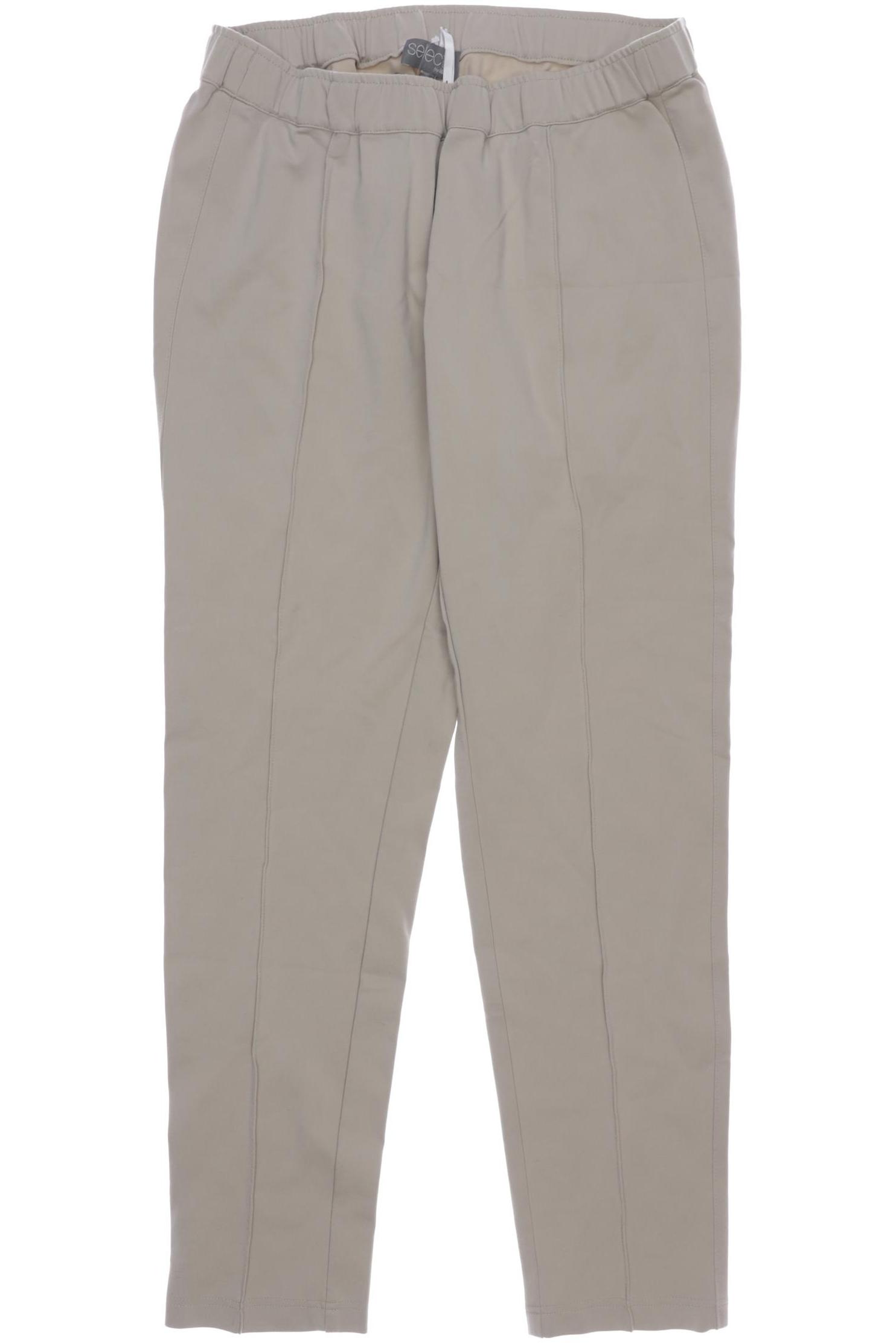 

Selection by Ulla Popken Damen Stoffhose, beige, Gr. 42