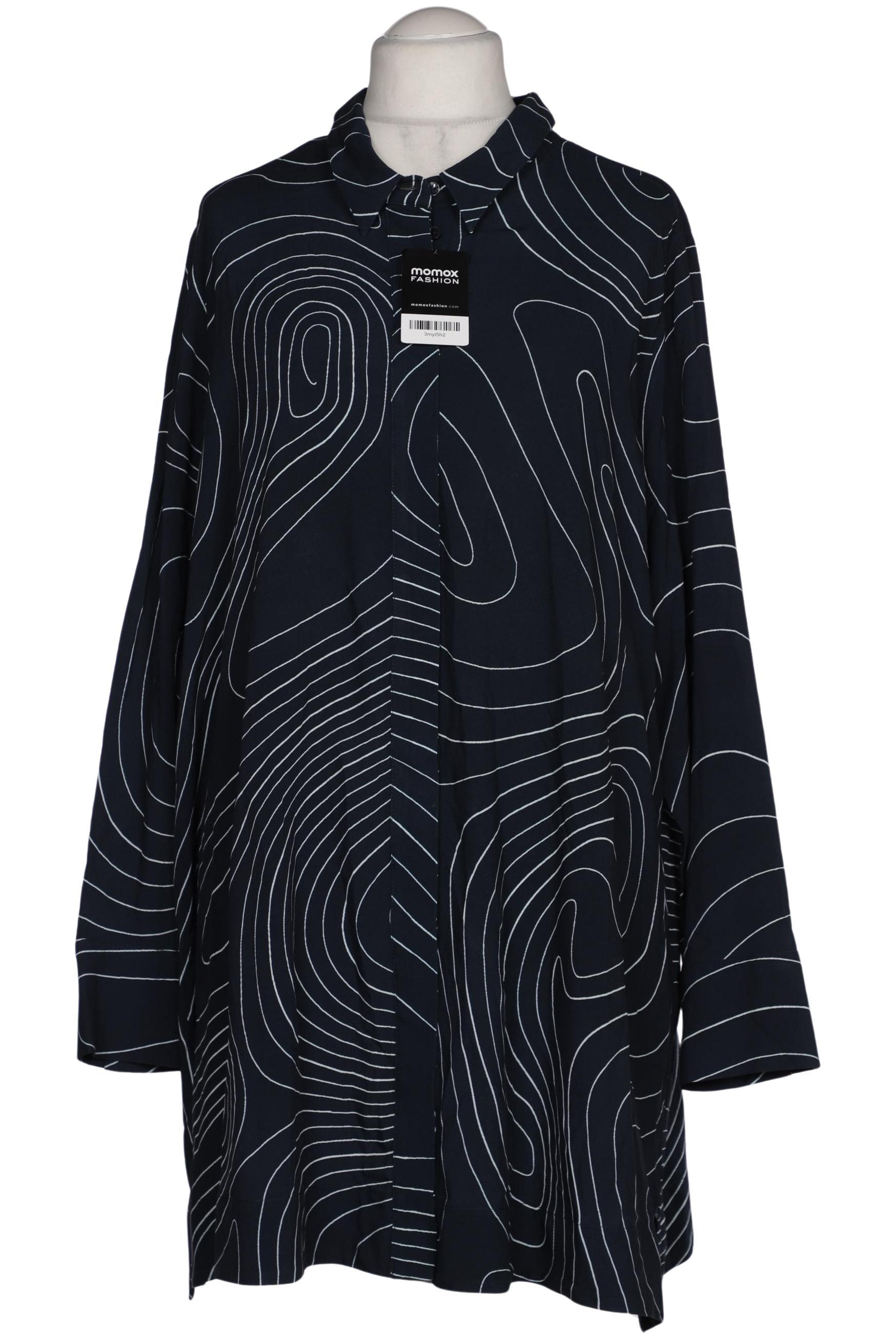 

Selection by Ulla Popken Damen Bluse, marineblau, Gr. 54