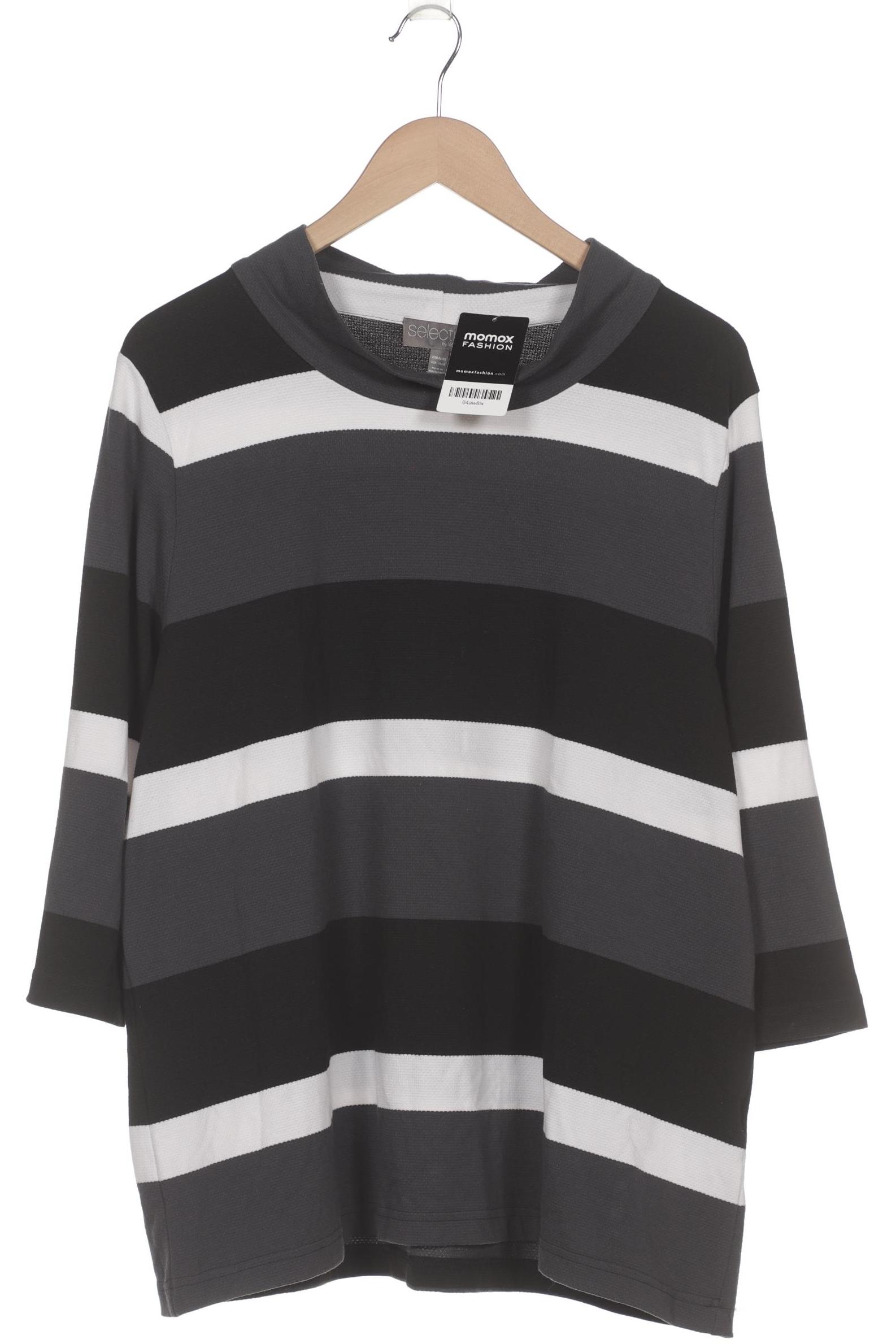 

Selection by Ulla Popken Damen Langarmshirt, grau, Gr. 46