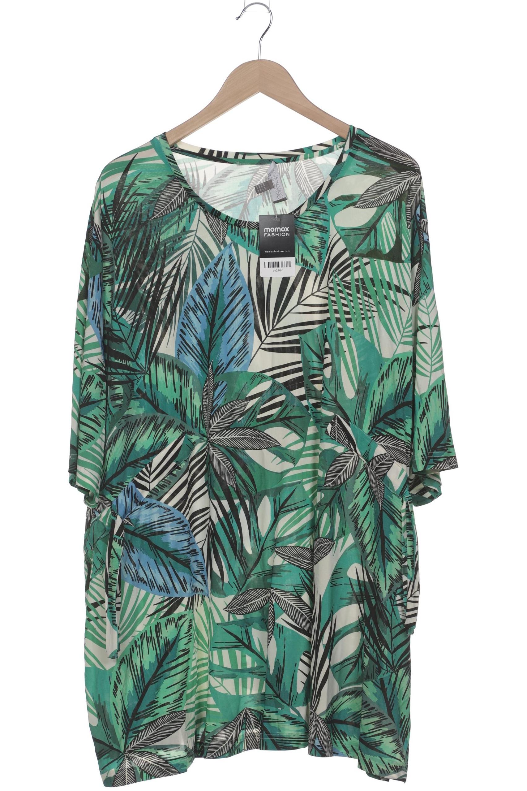 

Selection by Ulla Popken Damen T-Shirt, grün, Gr. 54