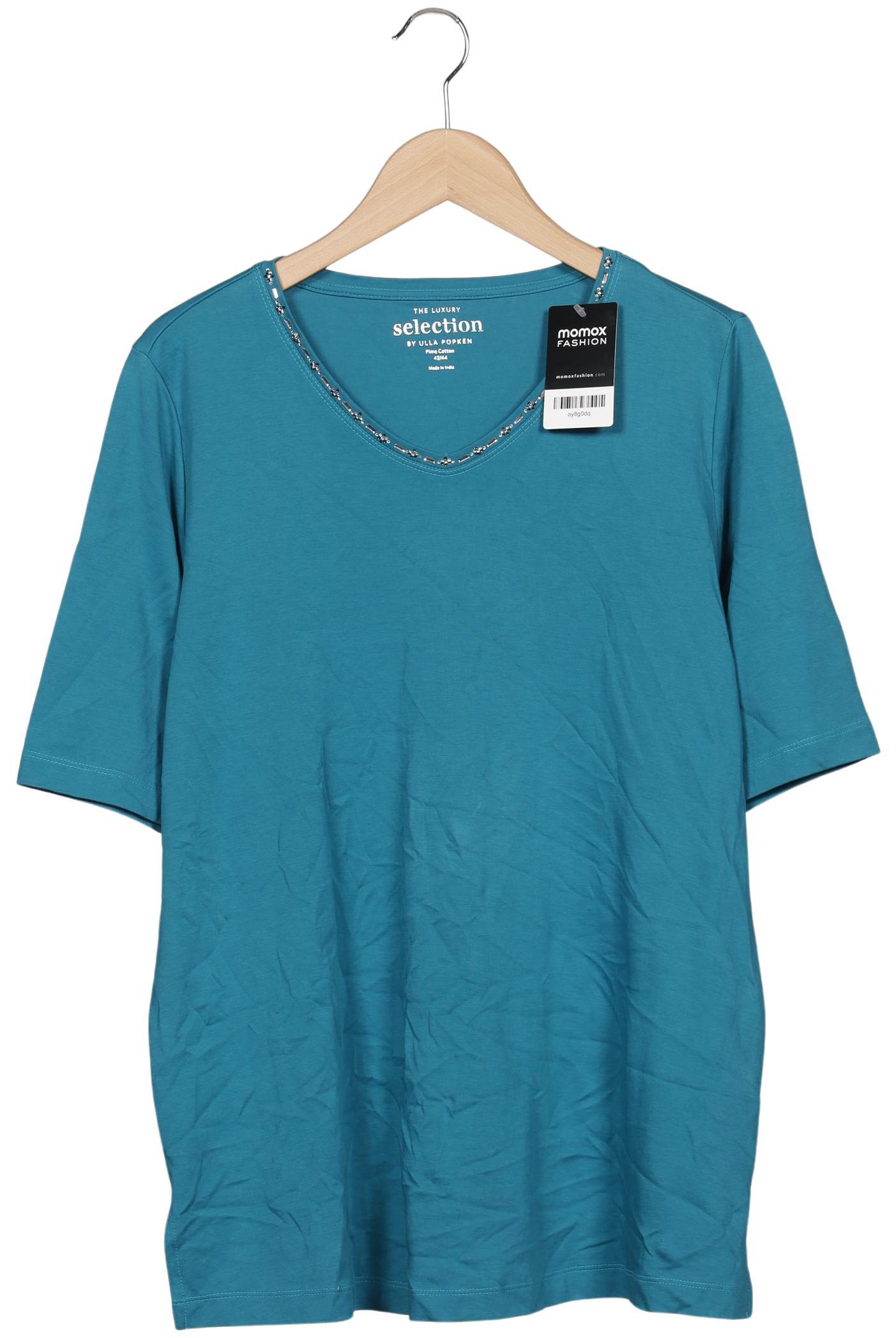 

Selection by Ulla Popken Damen T-Shirt, türkis, Gr. 42
