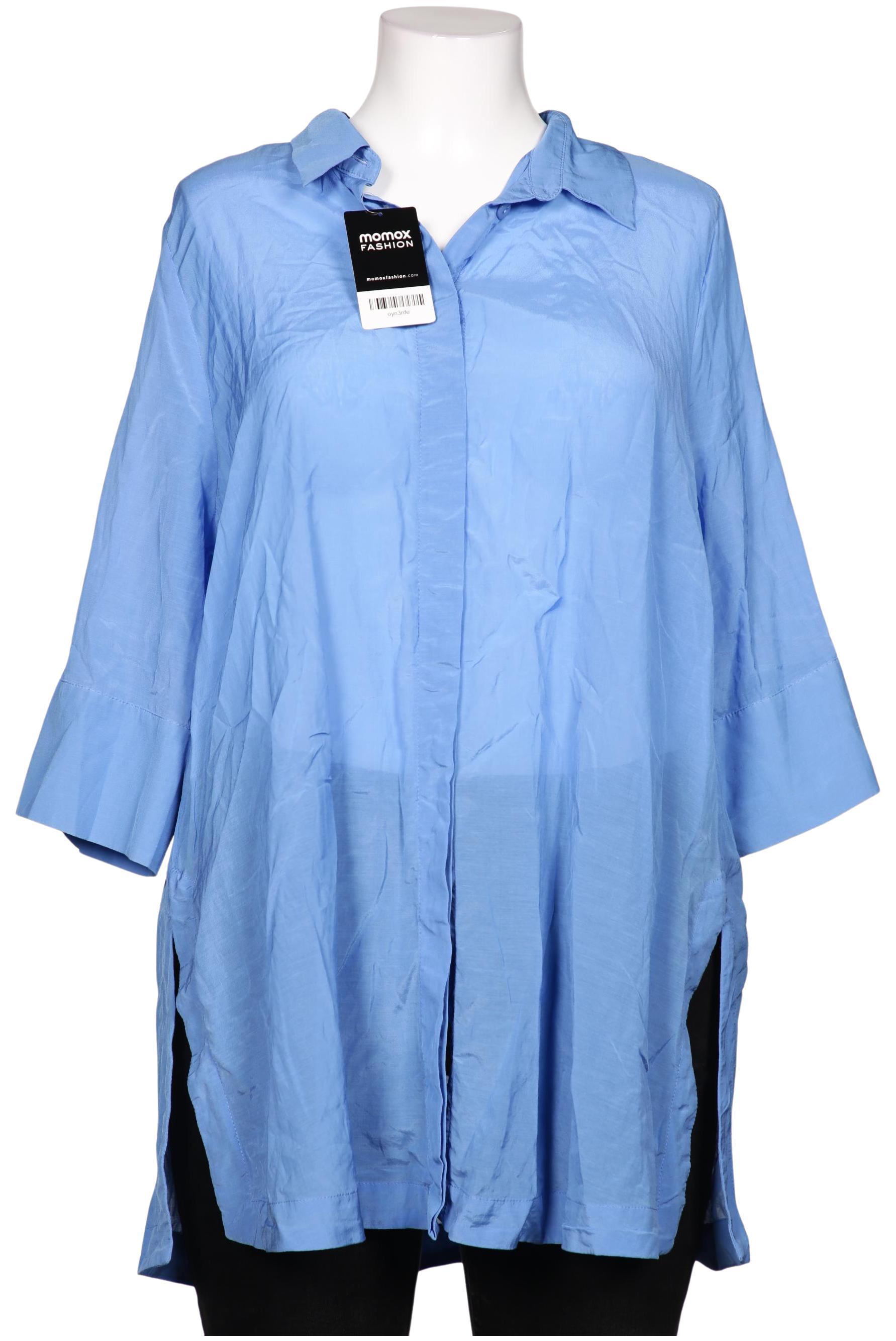 

Selection by Ulla Popken Damen Bluse, blau, Gr. 46