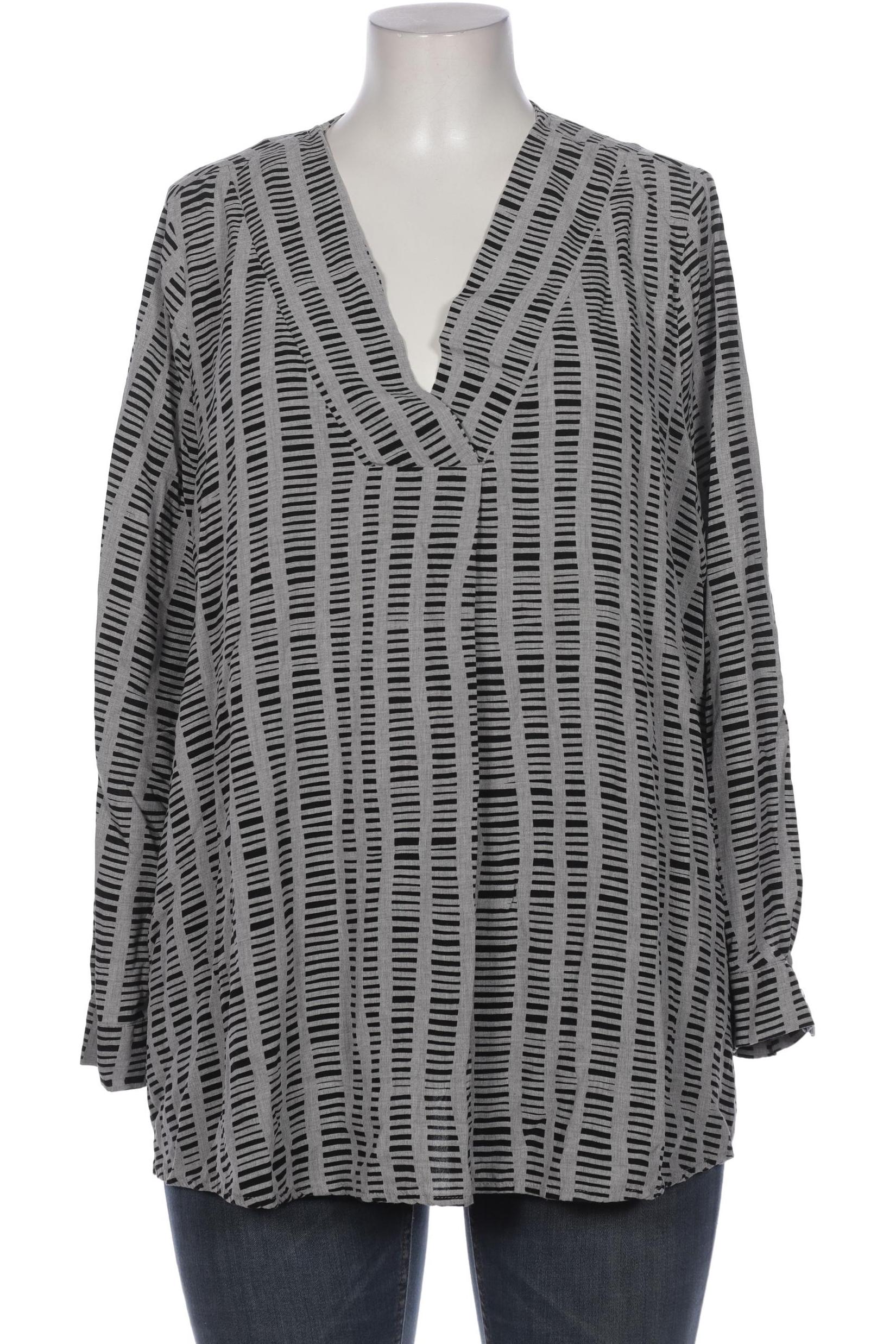 

Selection by Ulla Popken Damen Bluse, grau, Gr. 50