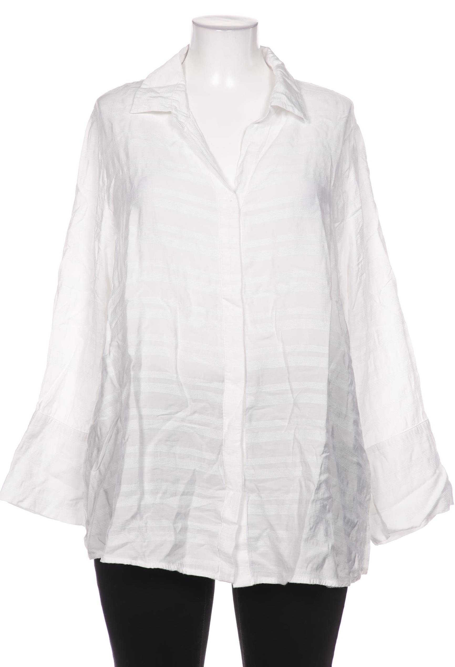 

Selection by Ulla Popken Damen Bluse, weiß, Gr. 50