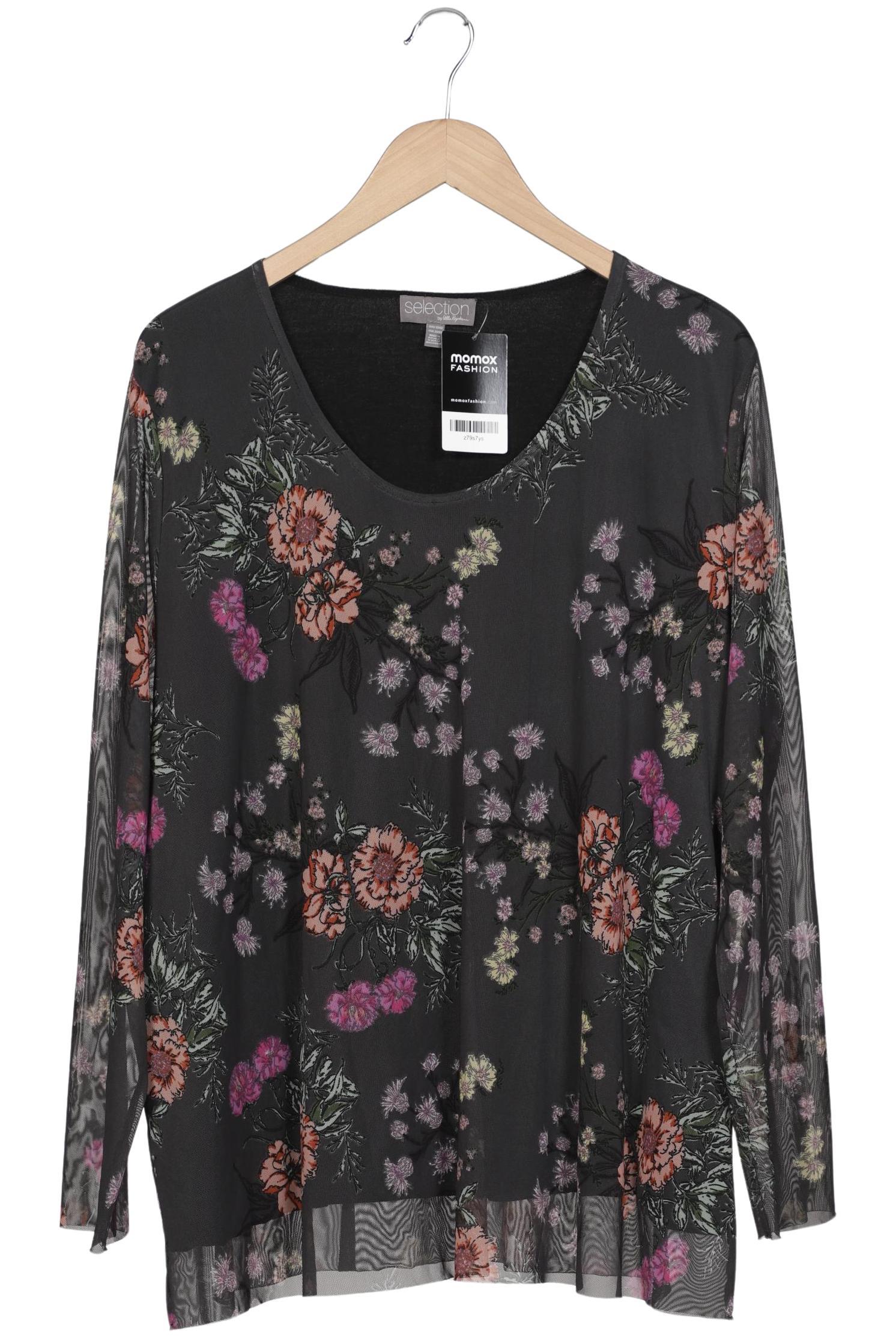 

Selection by Ulla Popken Damen Langarmshirt, grau, Gr. 50