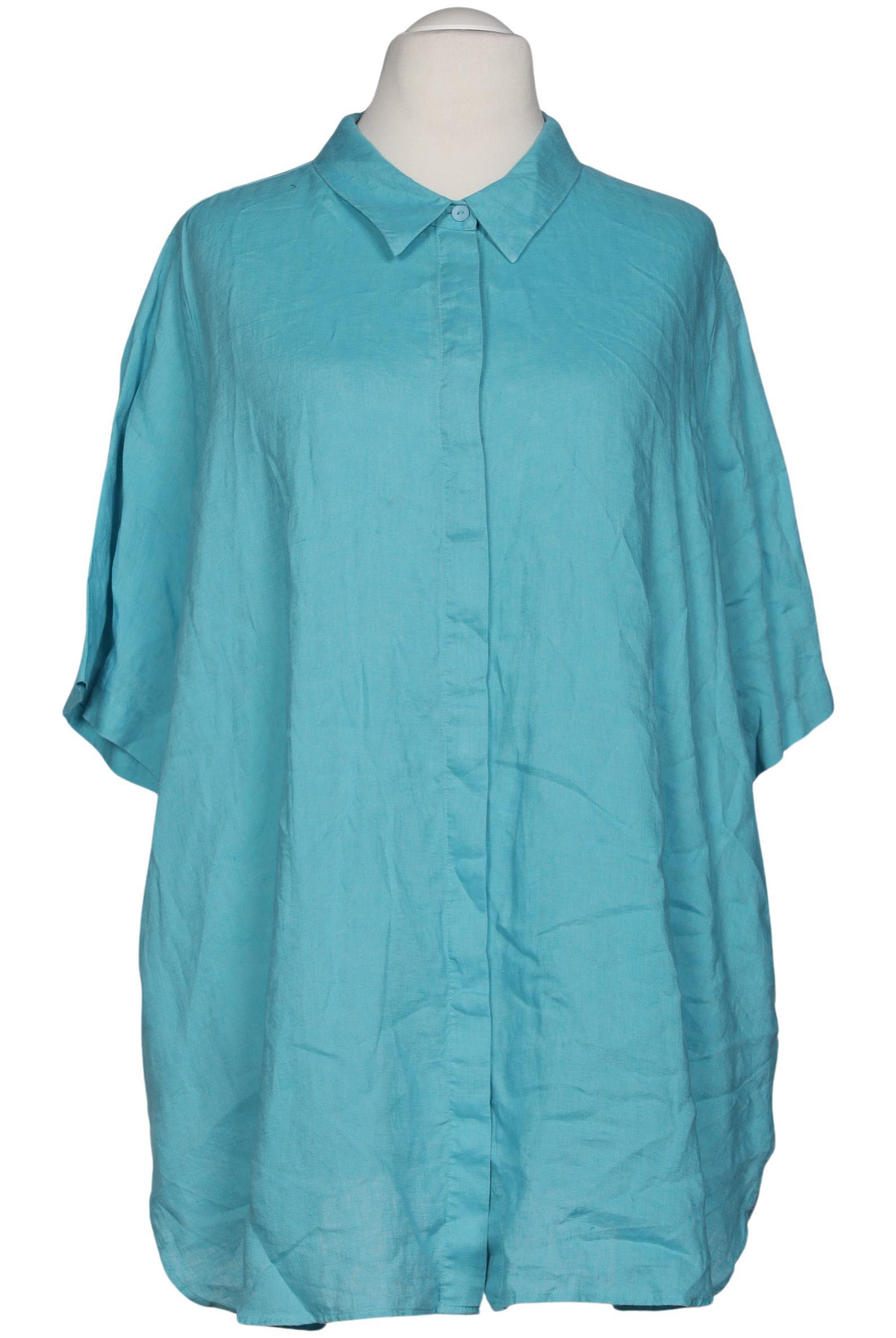 

Selection by Ulla Popken Damen Bluse, türkis, Gr. 54