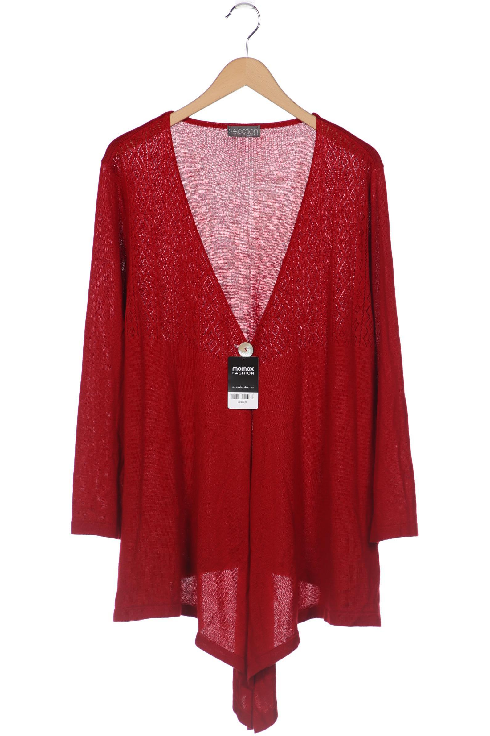 

Selection by Ulla Popken Damen Strickjacke, rot, Gr. 46