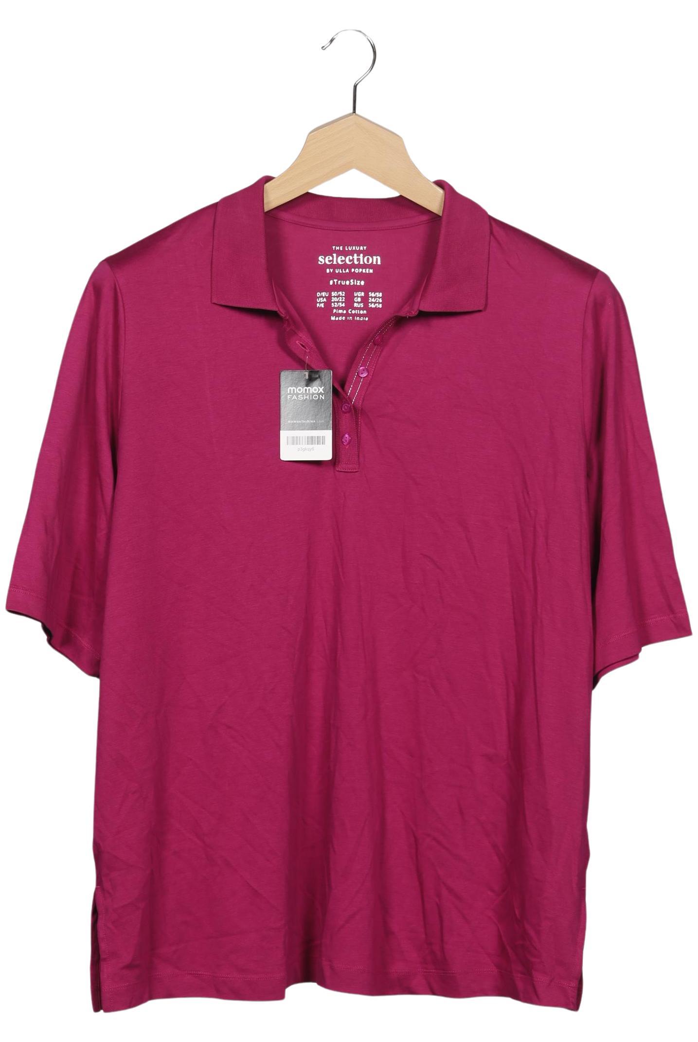 

Selection by Ulla Popken Damen Poloshirt, pink, Gr. 50
