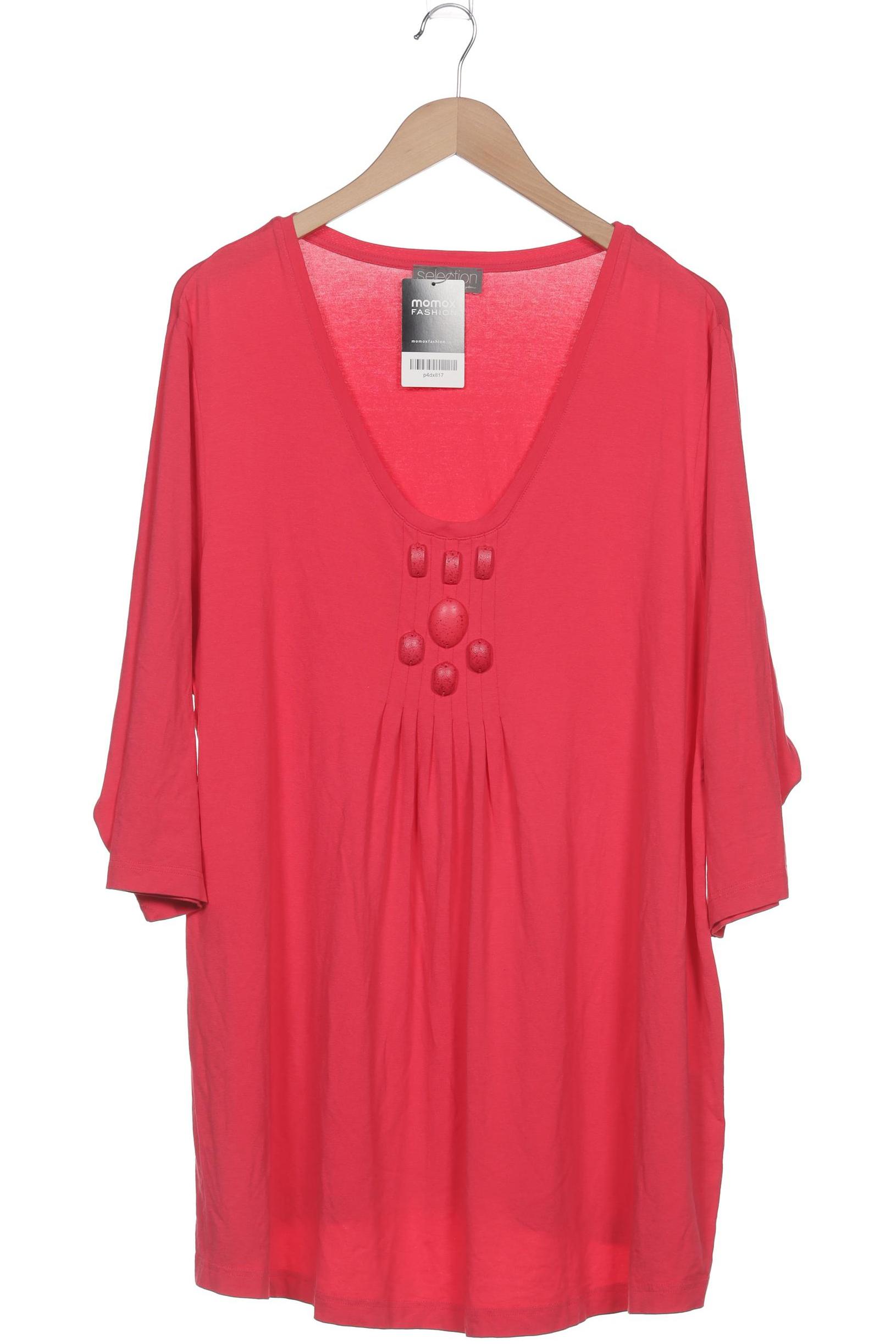 

Selection by Ulla Popken Damen Langarmshirt, pink, Gr. 50