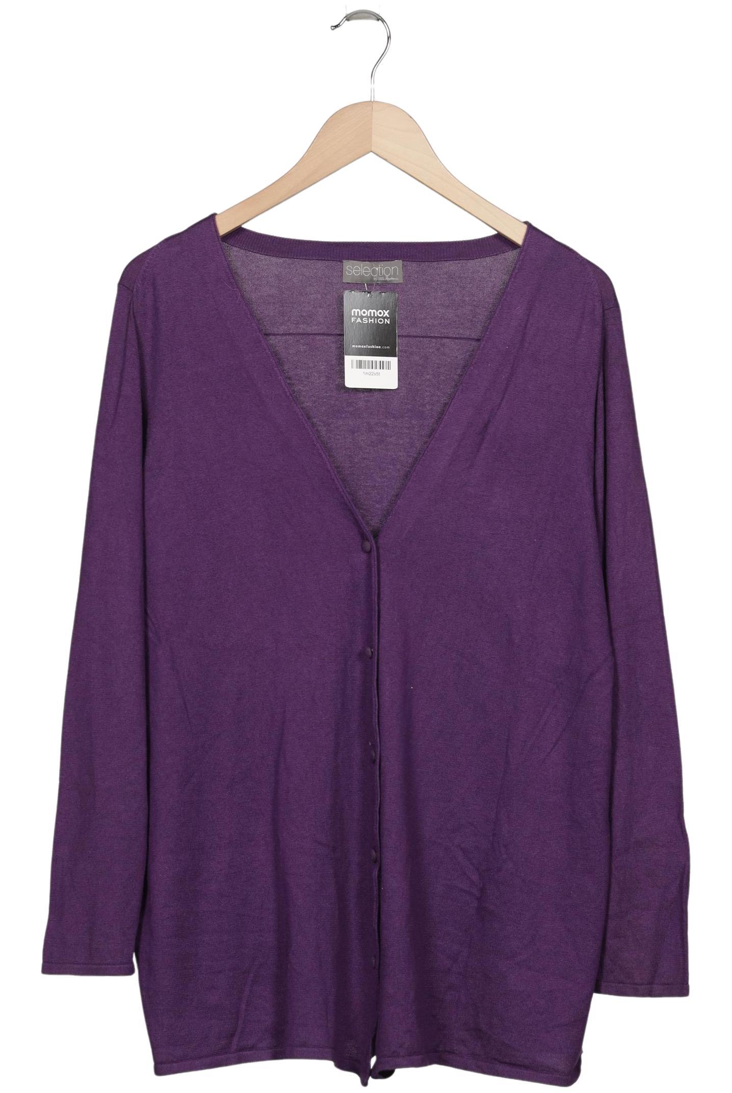 

Selection by Ulla Popken Damen Strickjacke, flieder, Gr. 46