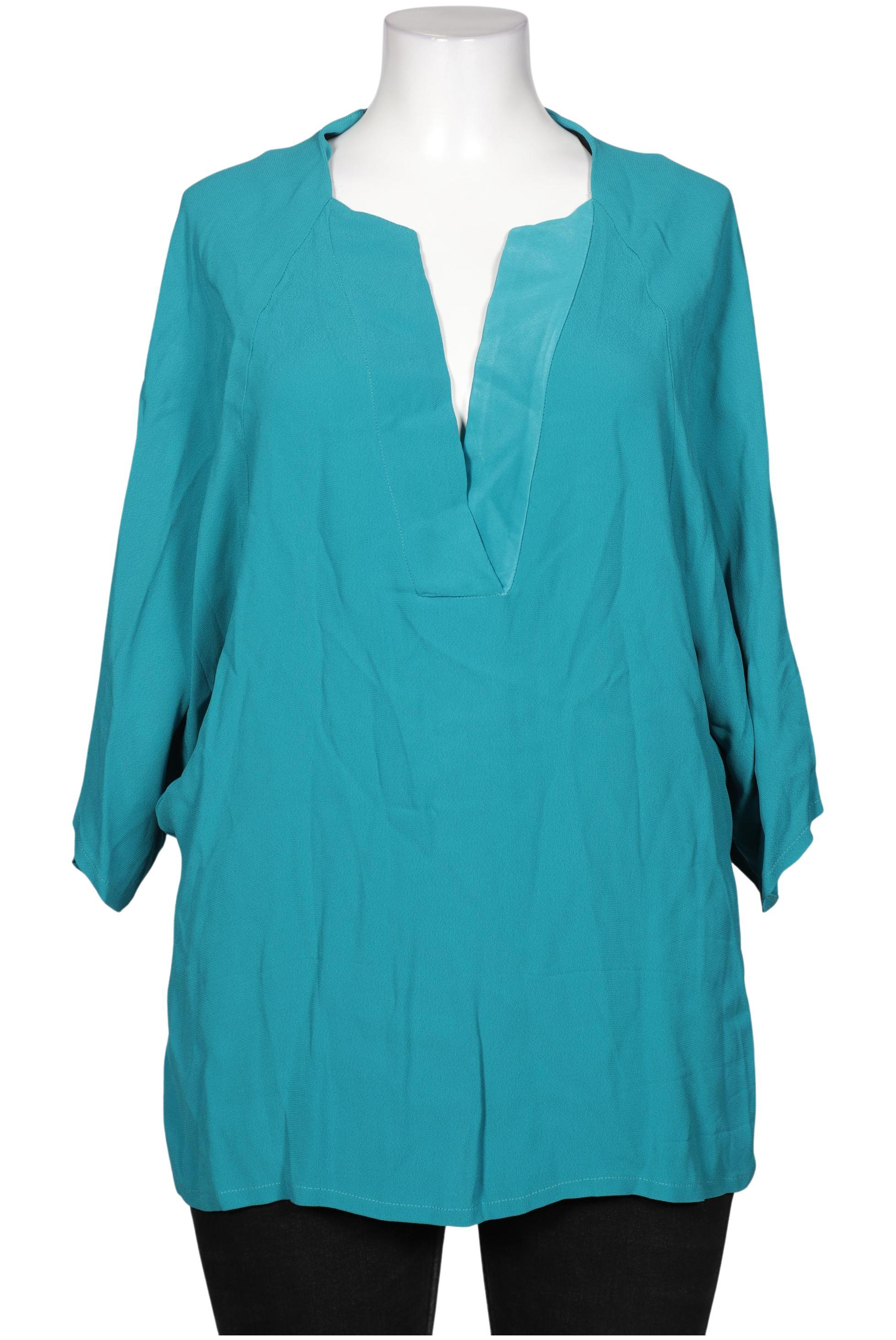 

Selection by Ulla Popken Damen Bluse, türkis, Gr. 42