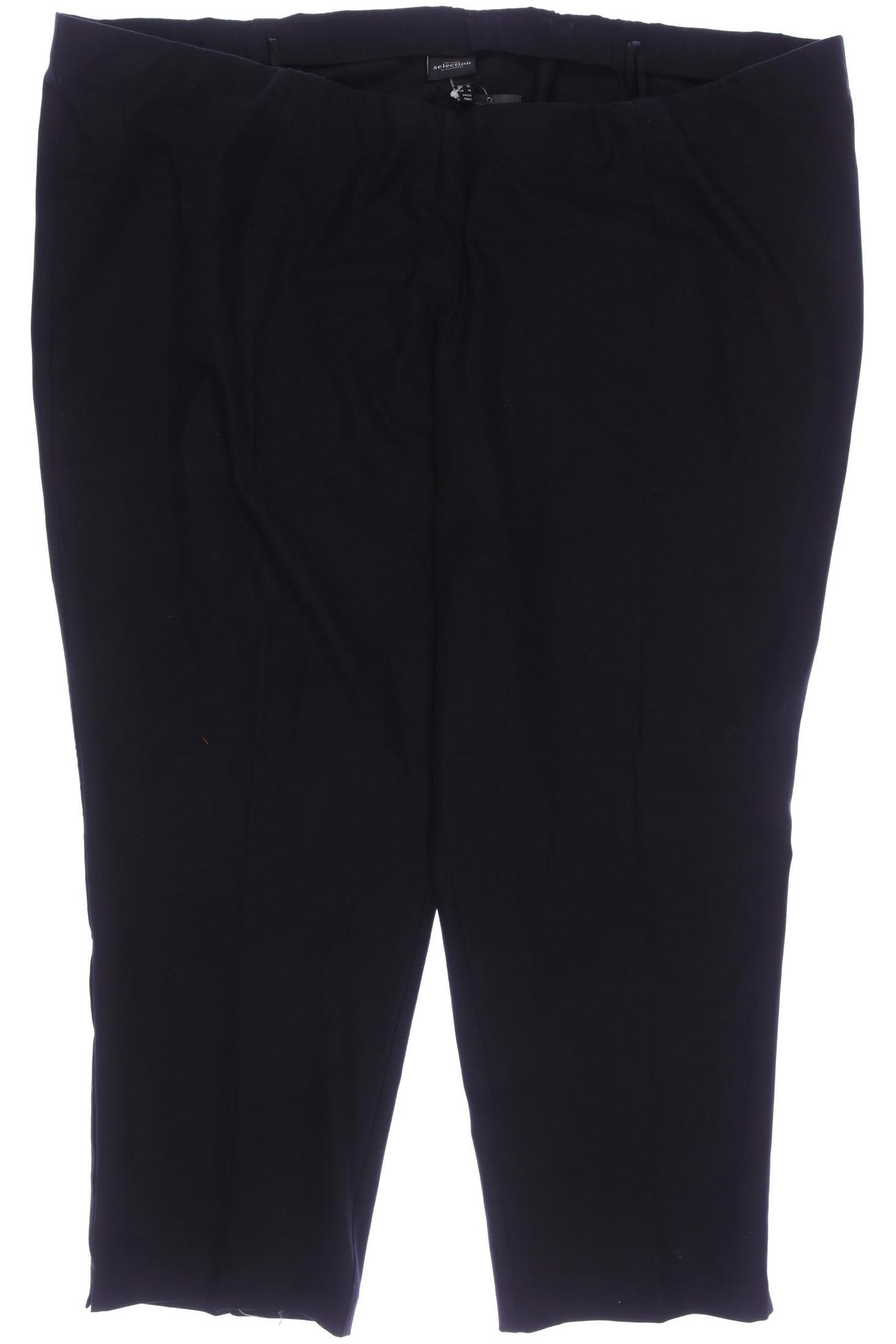 

Selection by Ulla Popken Damen Stoffhose, schwarz, Gr. 58