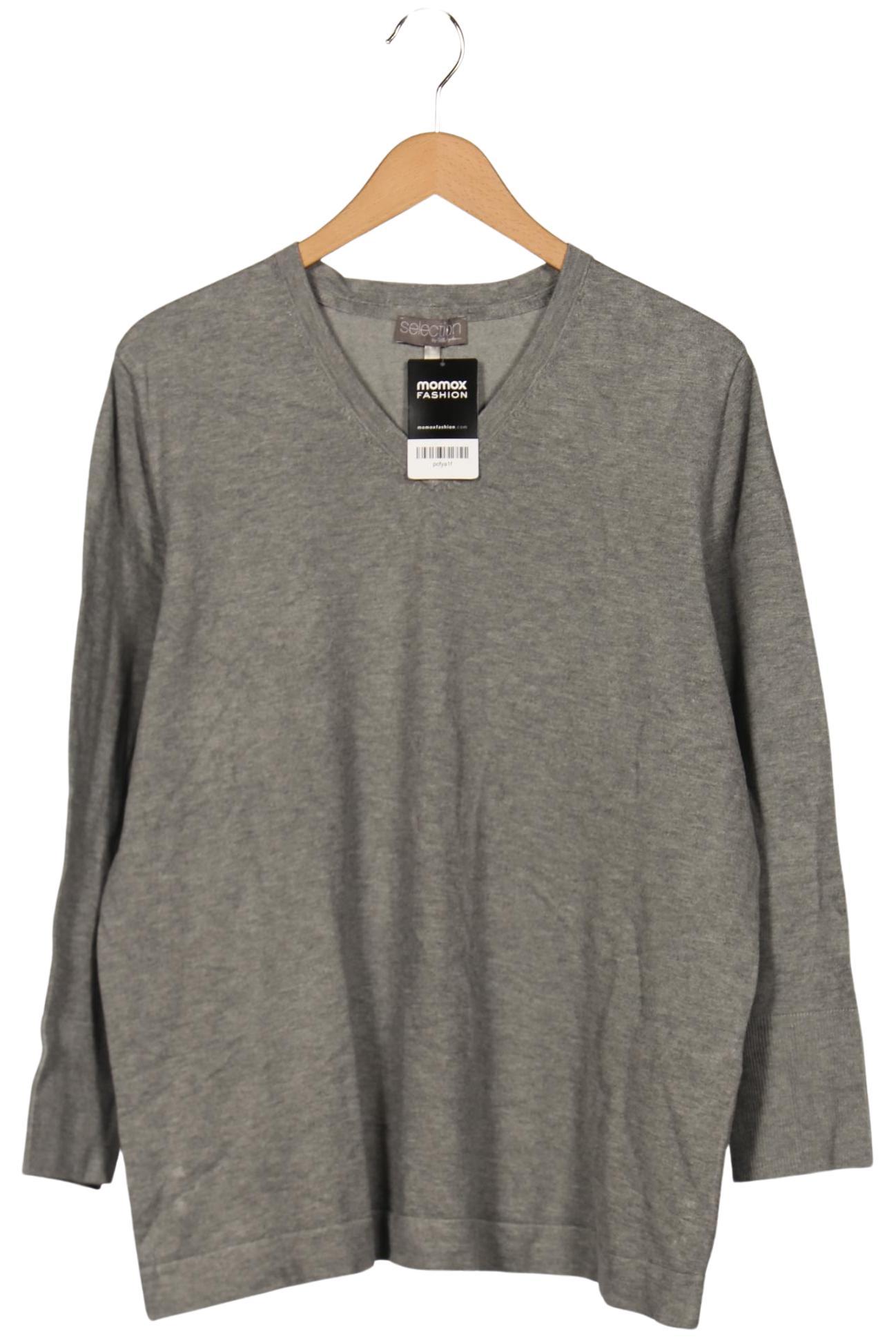 

Selection by Ulla Popken Damen Pullover, grau, Gr. 46