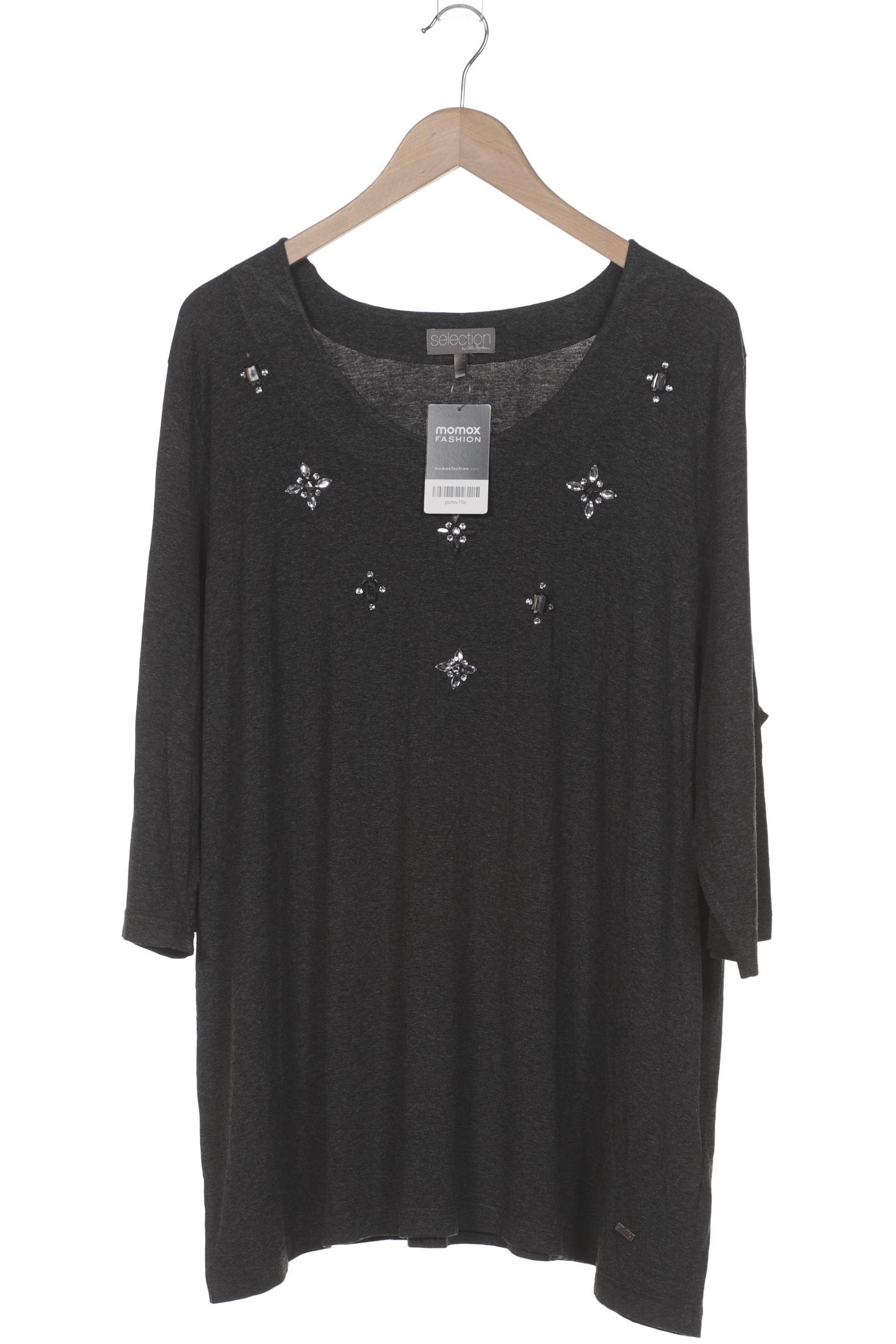 

Selection by Ulla Popken Damen Langarmshirt, grau, Gr. 50