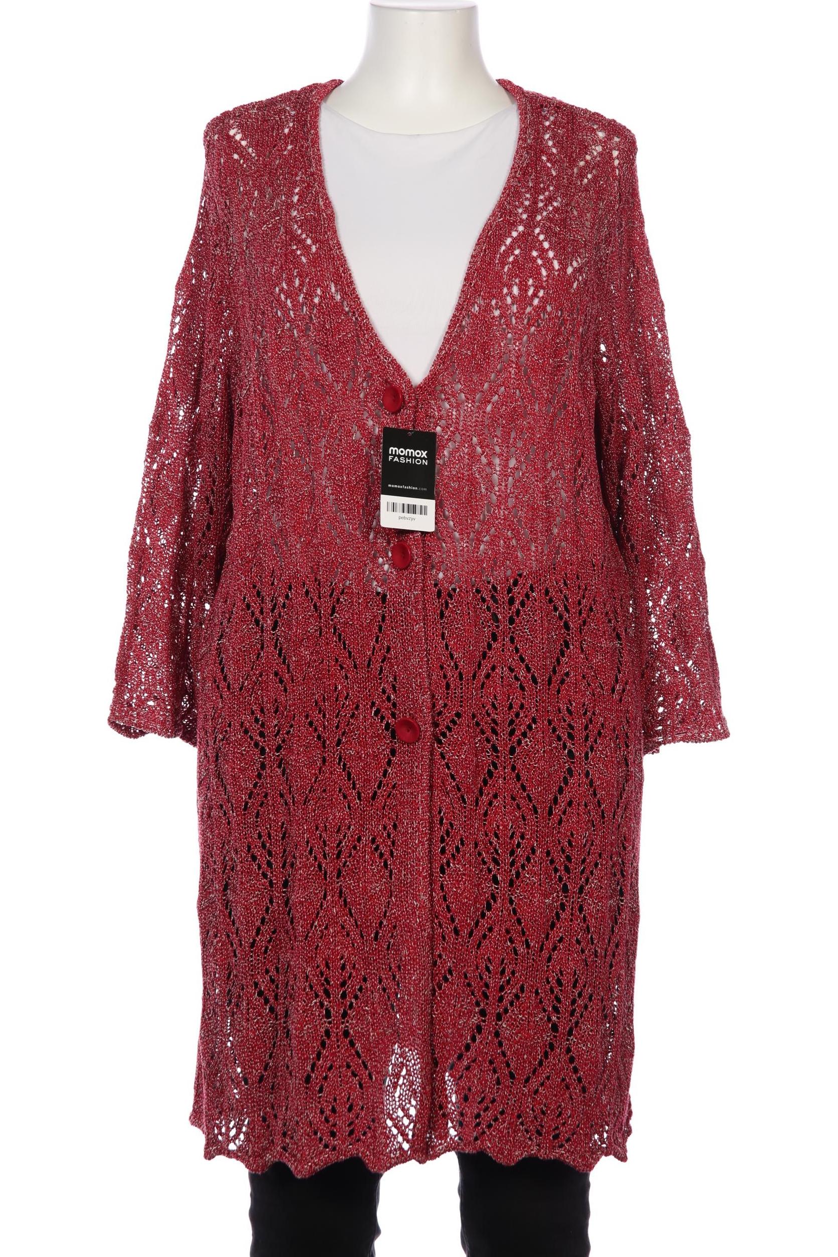 

Selection by Ulla Popken Damen Strickjacke, rot, Gr. 50