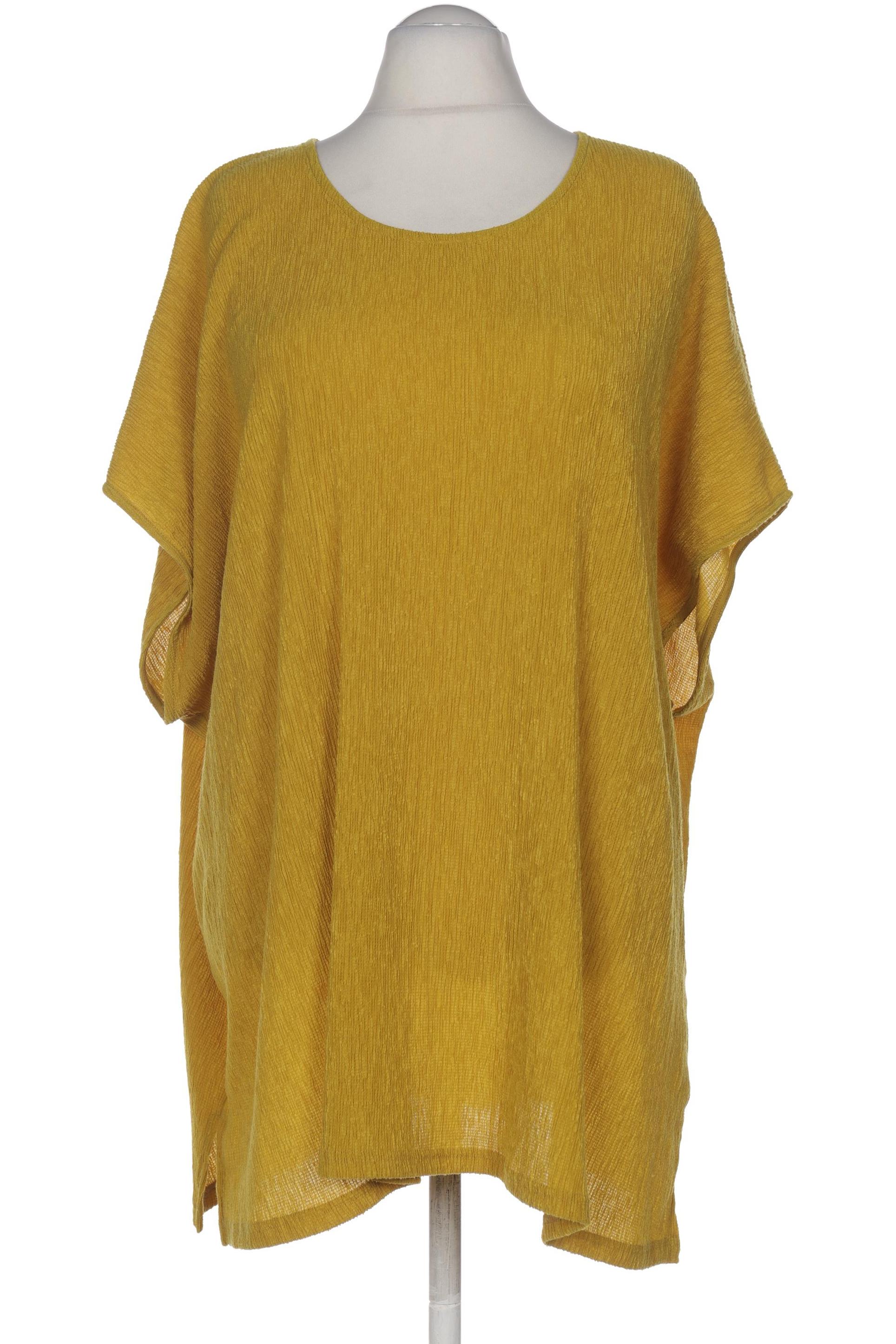 

Selection by Ulla Popken Damen Bluse, gelb, Gr. 54