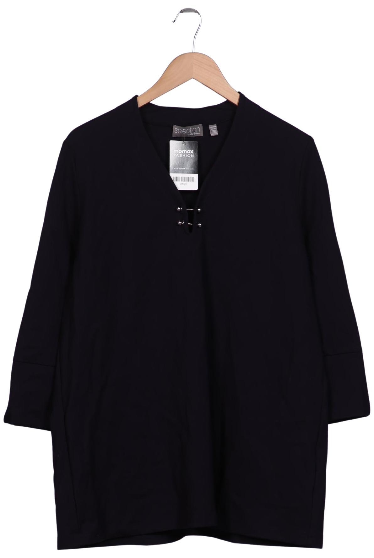 

Selection by Ulla Popken Damen Langarmshirt, marineblau, Gr. 46