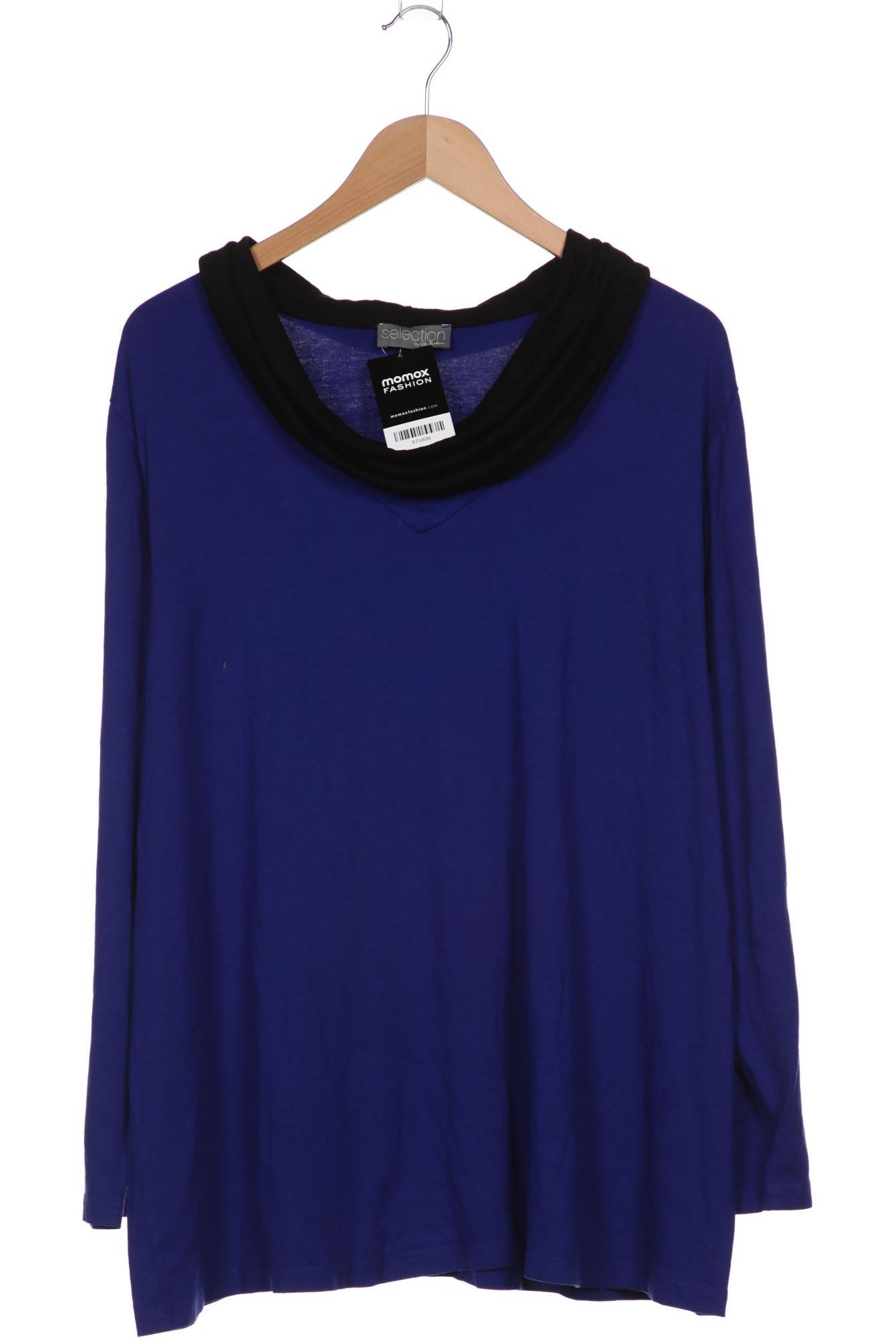 

Selection by Ulla Popken Damen Langarmshirt, marineblau, Gr. 48