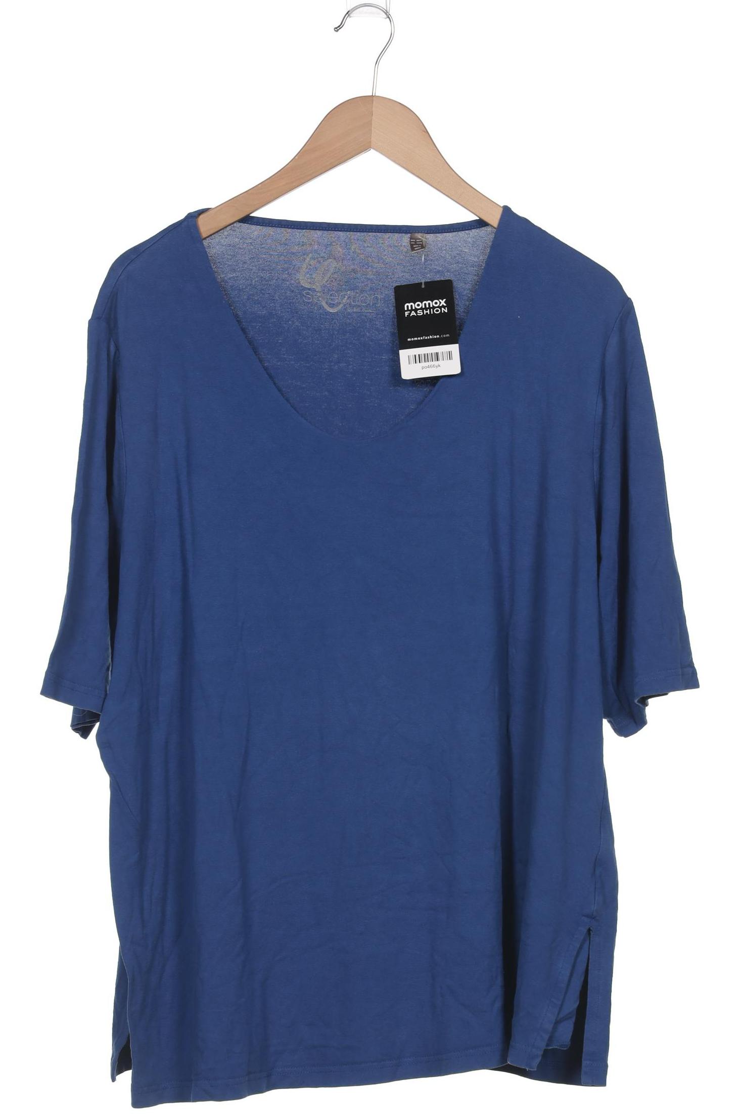 

Selection by Ulla Popken Damen T-Shirt, blau, Gr. 50