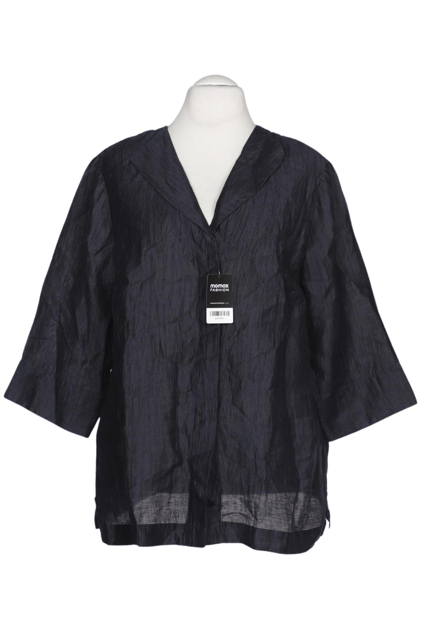 

Selection by Ulla Popken Damen Bluse, marineblau, Gr. 52