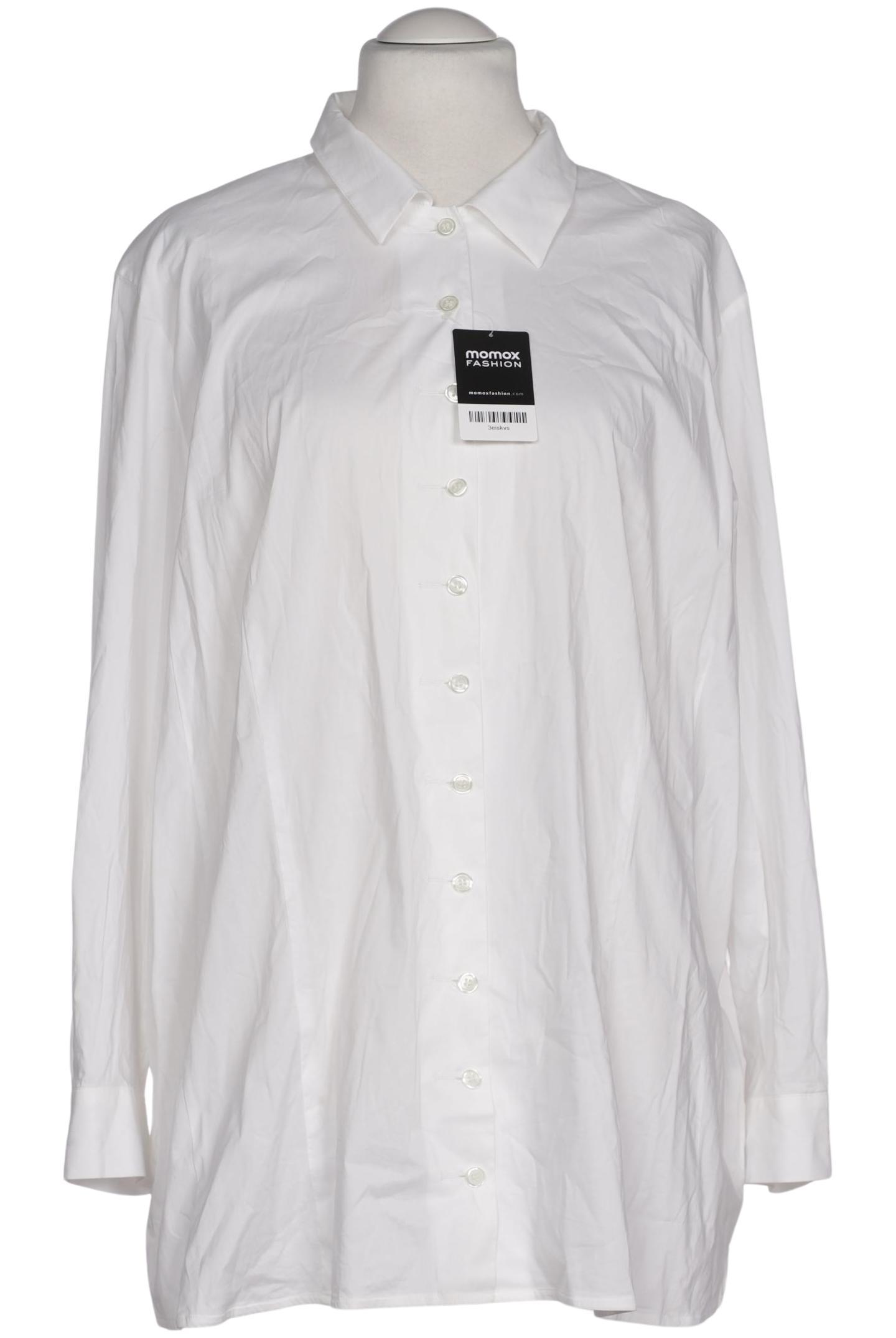 

Selection by Ulla Popken Damen Bluse, weiß, Gr. 54