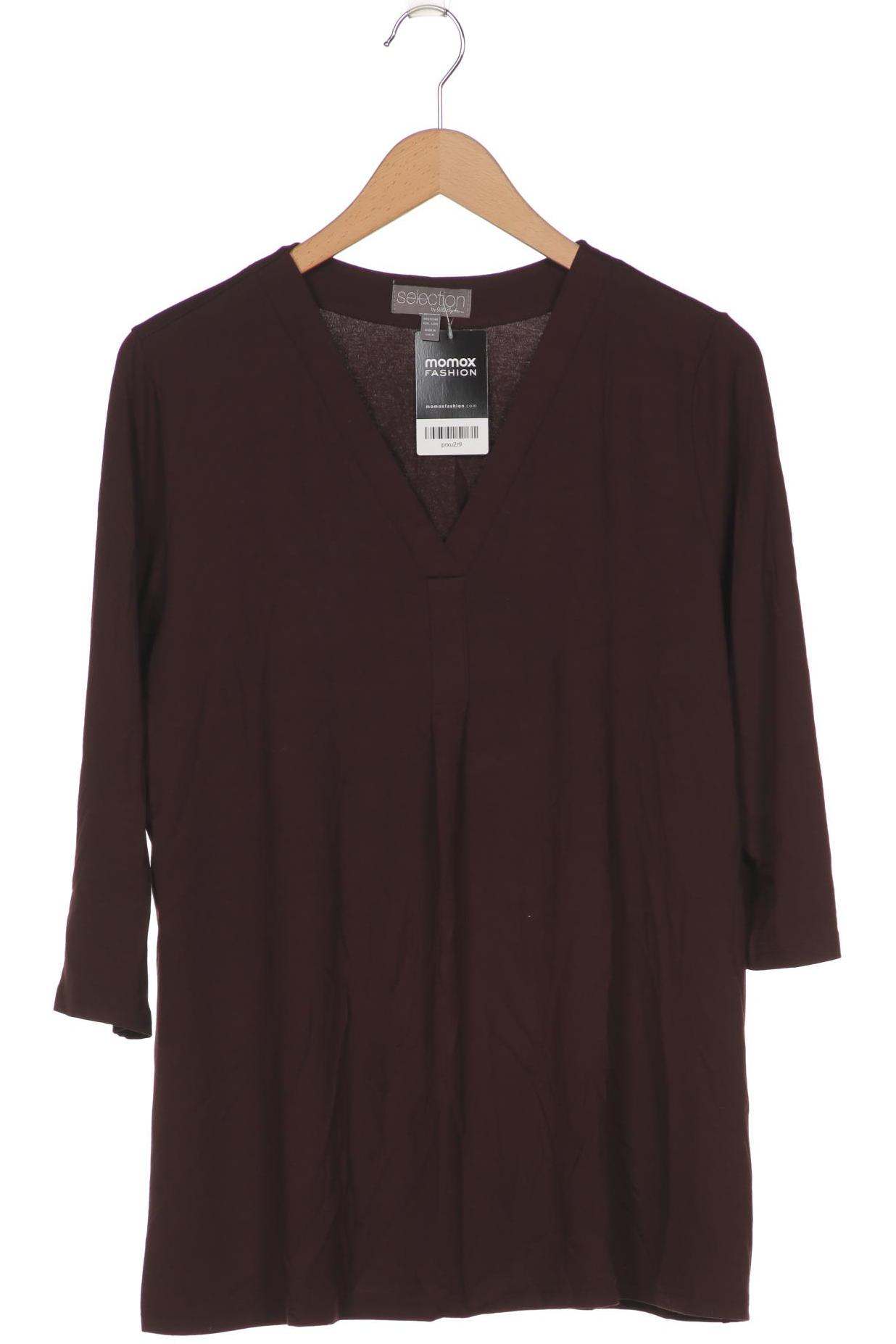 

Selection by Ulla Popken Damen Langarmshirt, braun