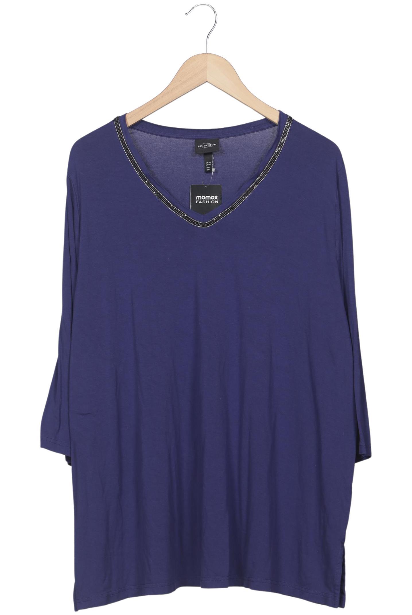 

Selection by Ulla Popken Damen Langarmshirt, marineblau, Gr. 50