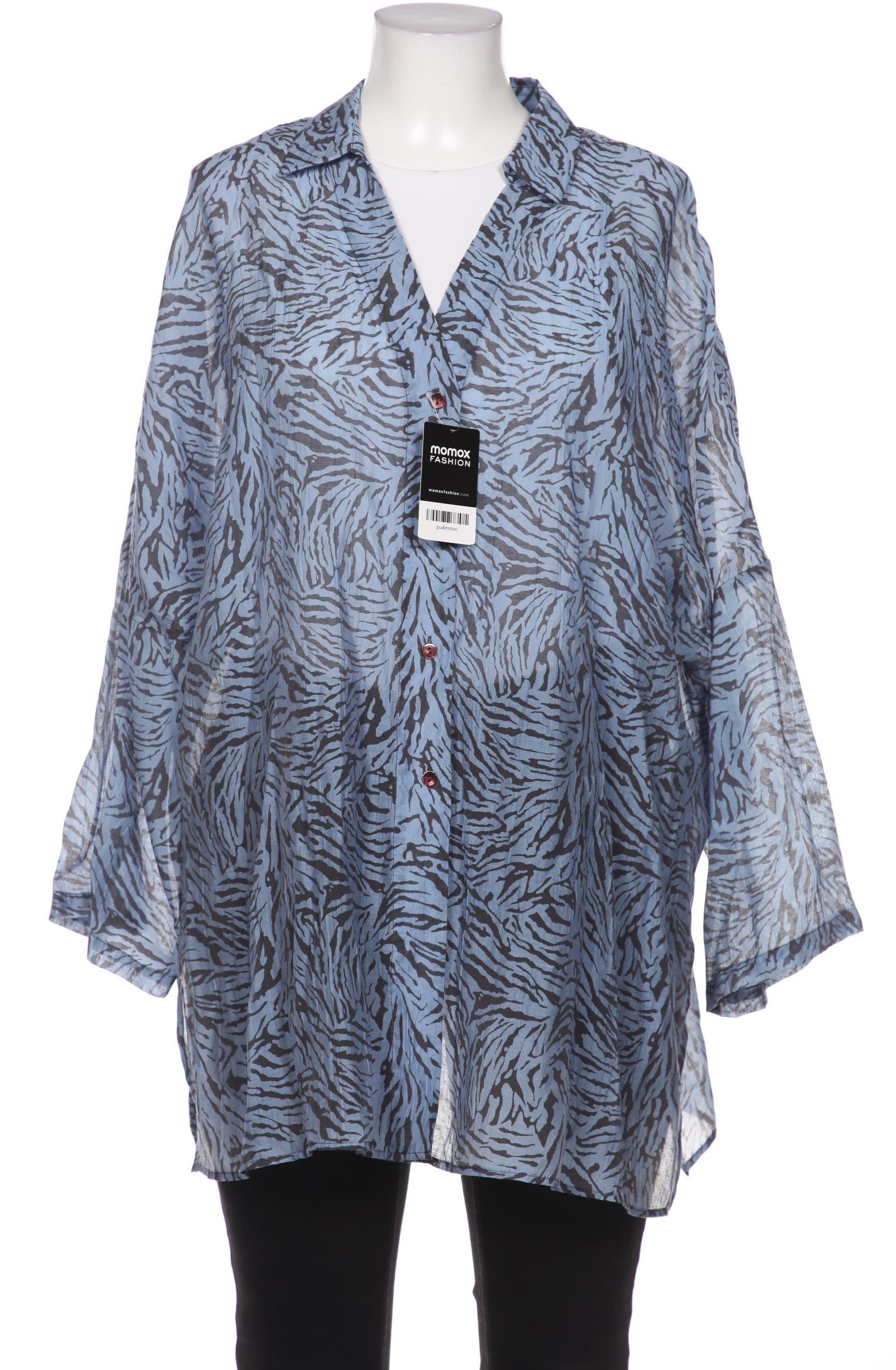 

Selection by Ulla Popken Damen Bluse, blau, Gr. 46