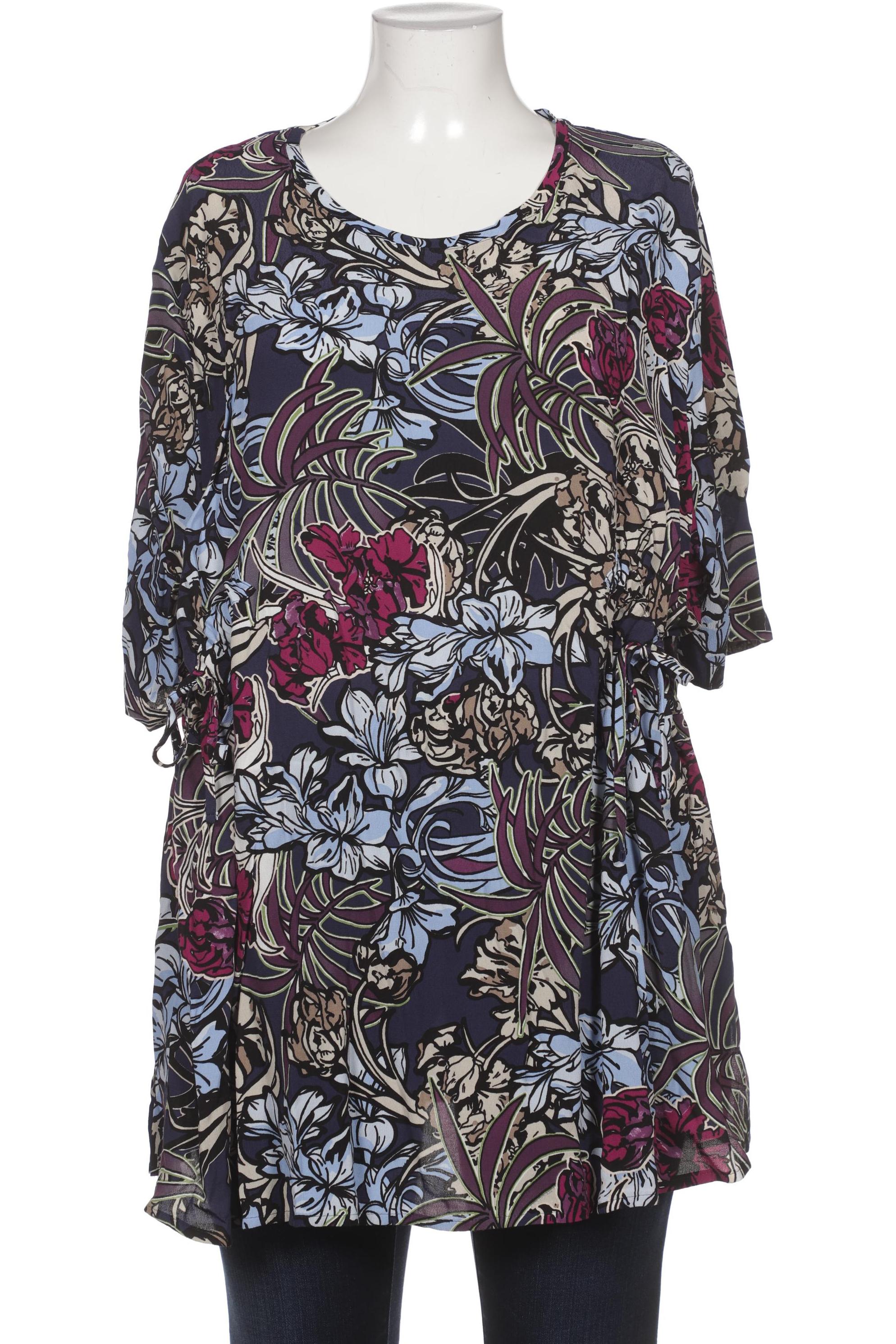 

Selection by Ulla Popken Damen Bluse, marineblau, Gr. 46
