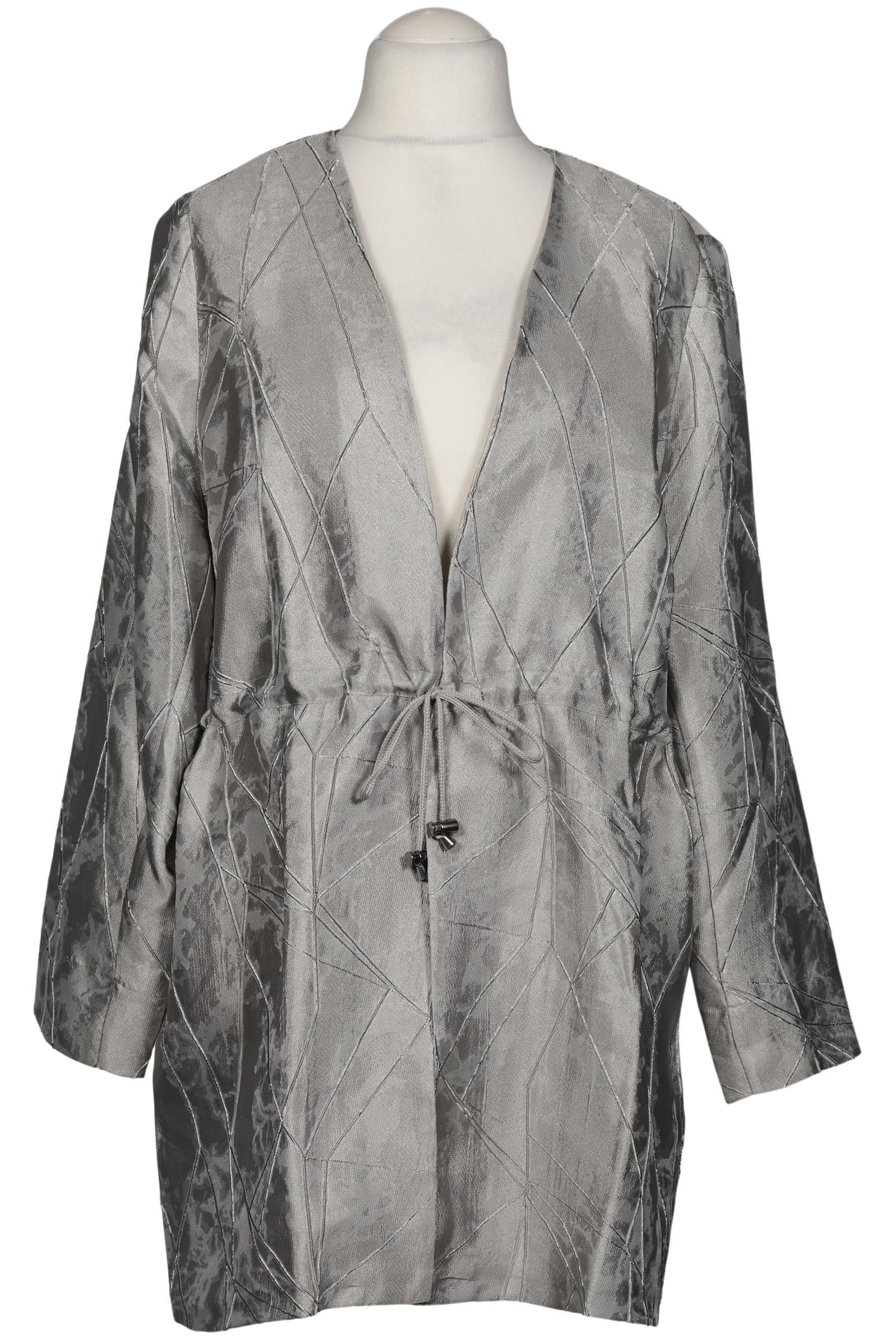 

Selection by Ulla Popken Damen Blazer, grau, Gr. 50