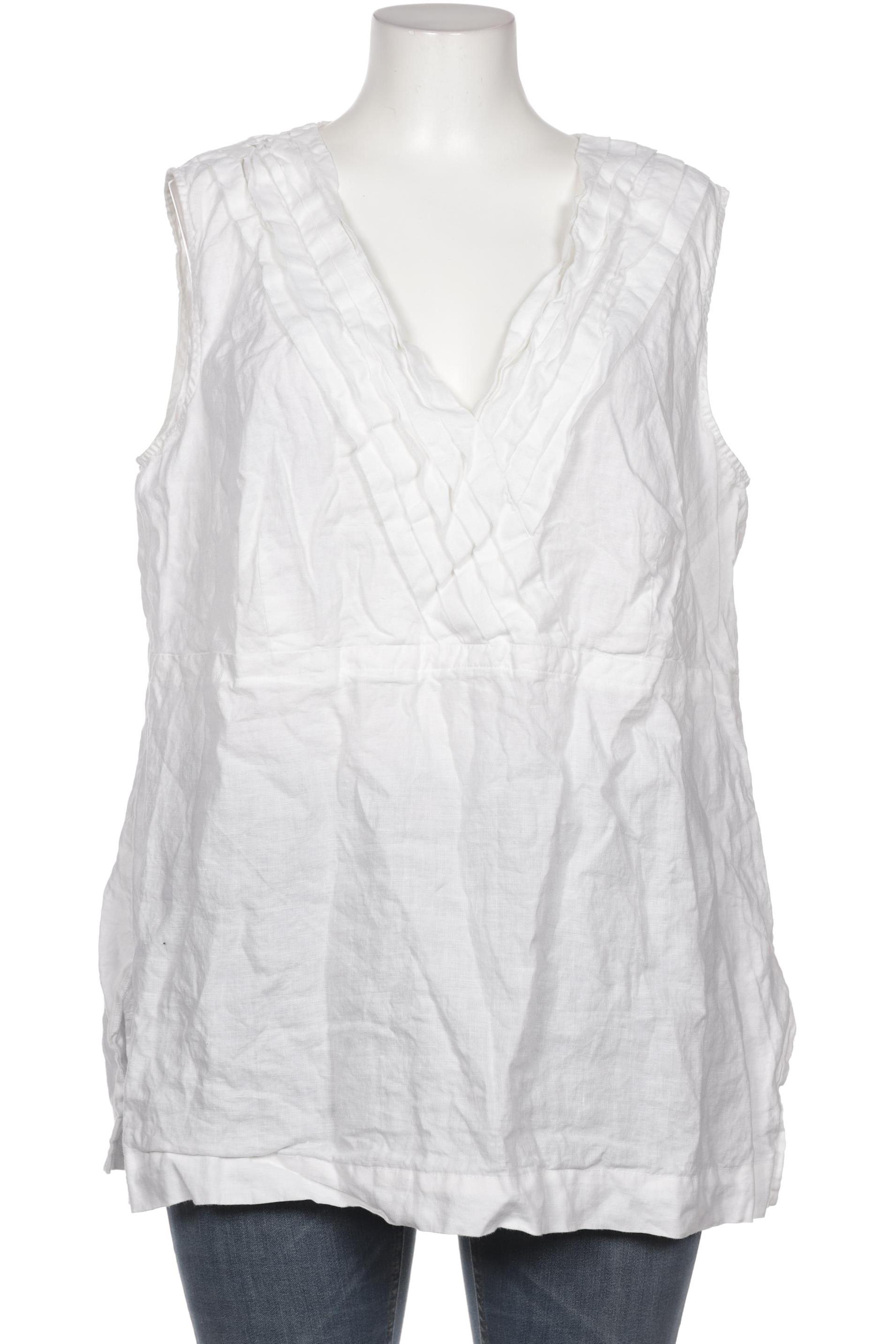 

Selection by Ulla Popken Damen Bluse, weiß, Gr. 46
