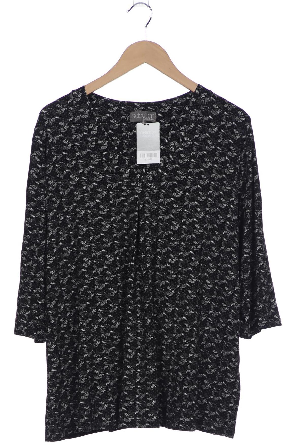

Selection by Ulla Popken Damen Langarmshirt, schwarz, Gr. 46