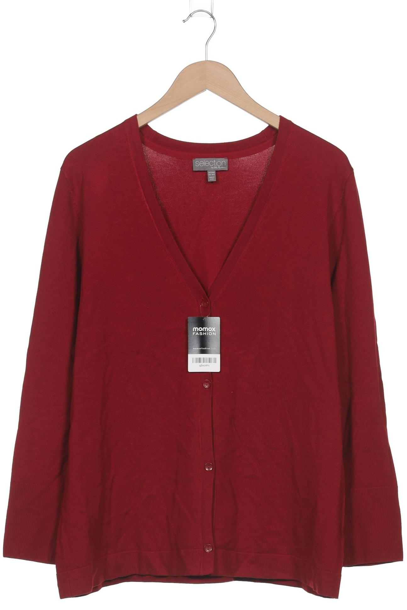 

Selection by Ulla Popken Damen Strickjacke, rot, Gr. 42