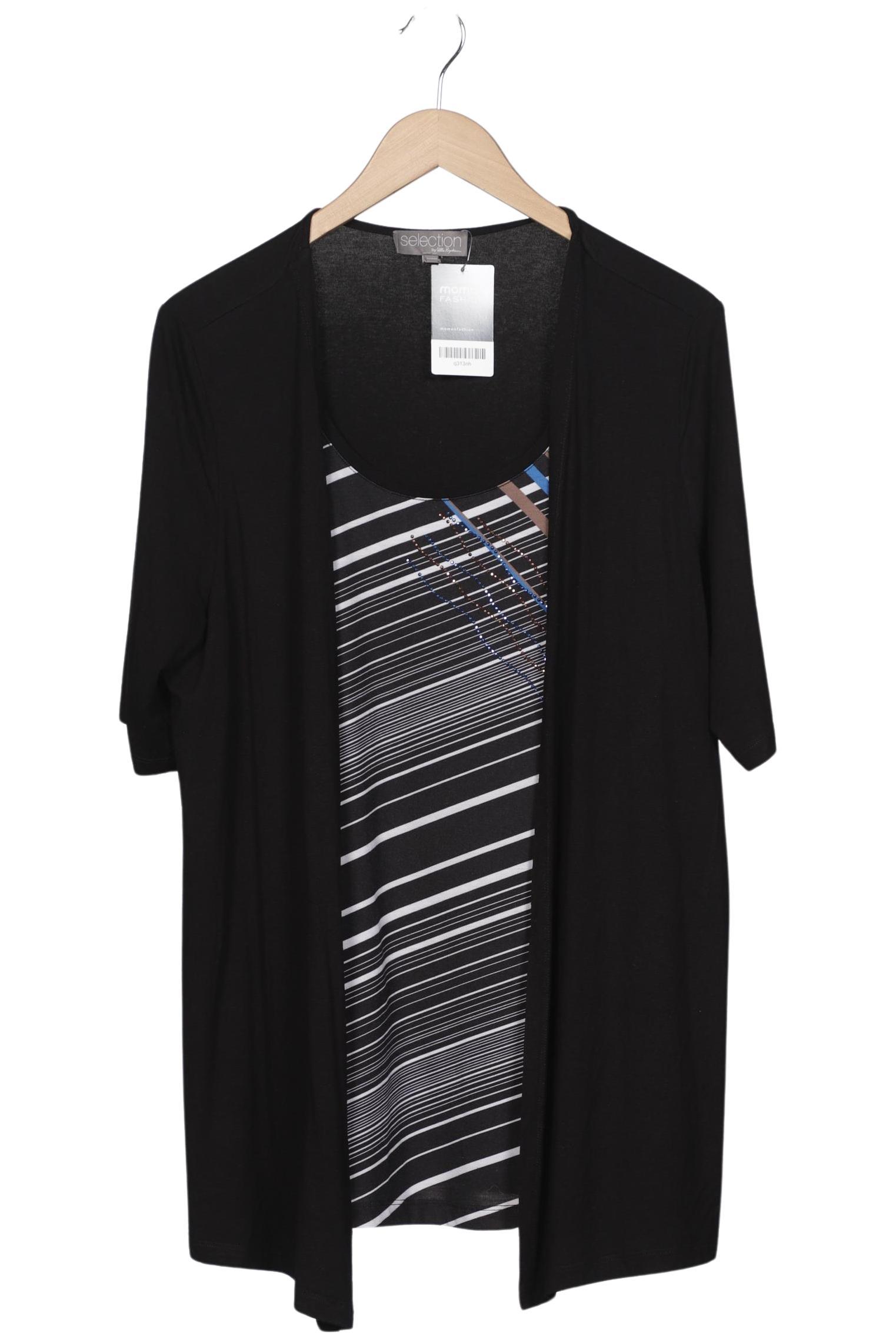 

Selection by Ulla Popken Damen T-Shirt, schwarz, Gr. 42