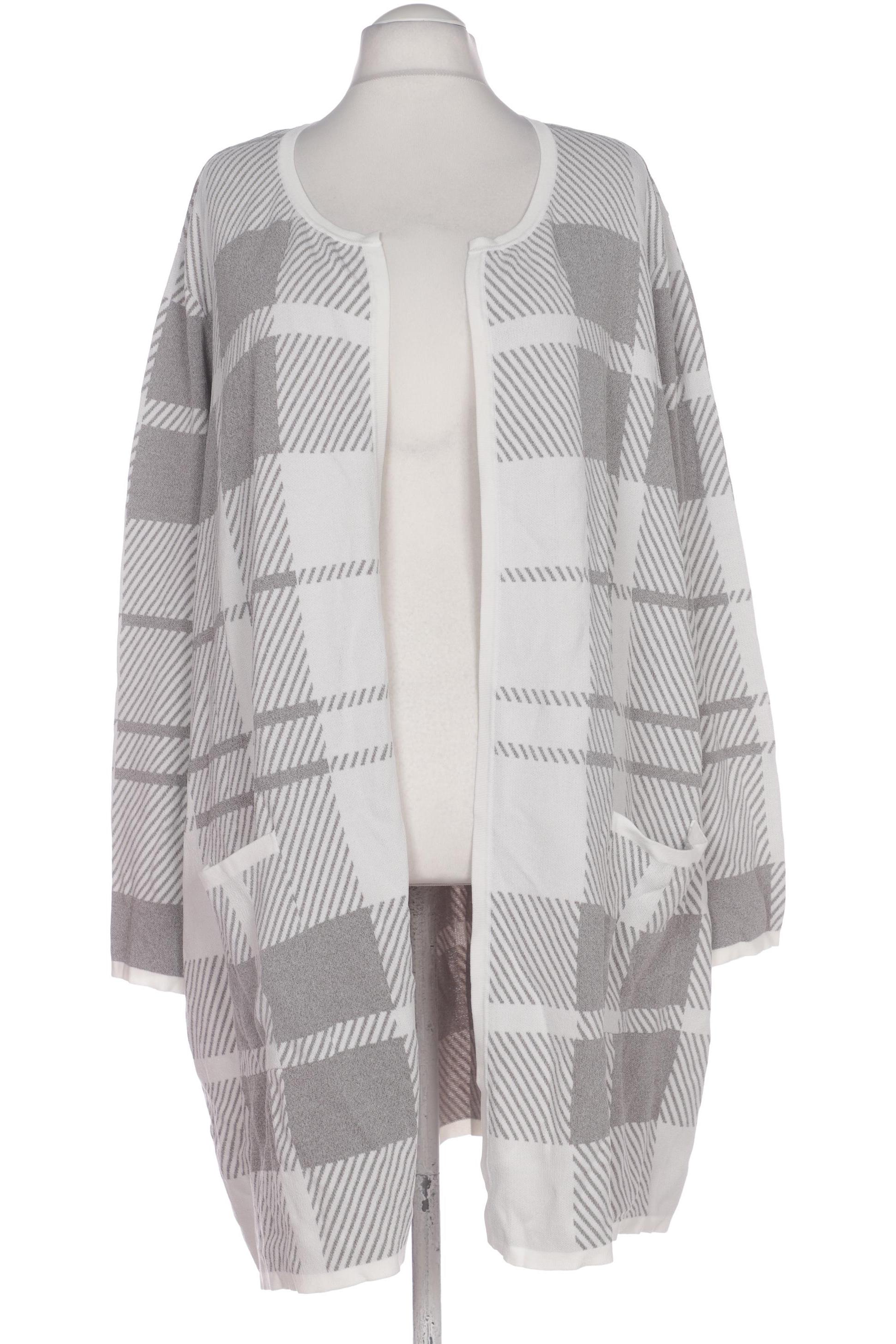 

Selection by Ulla Popken Damen Strickjacke, grau, Gr. 58