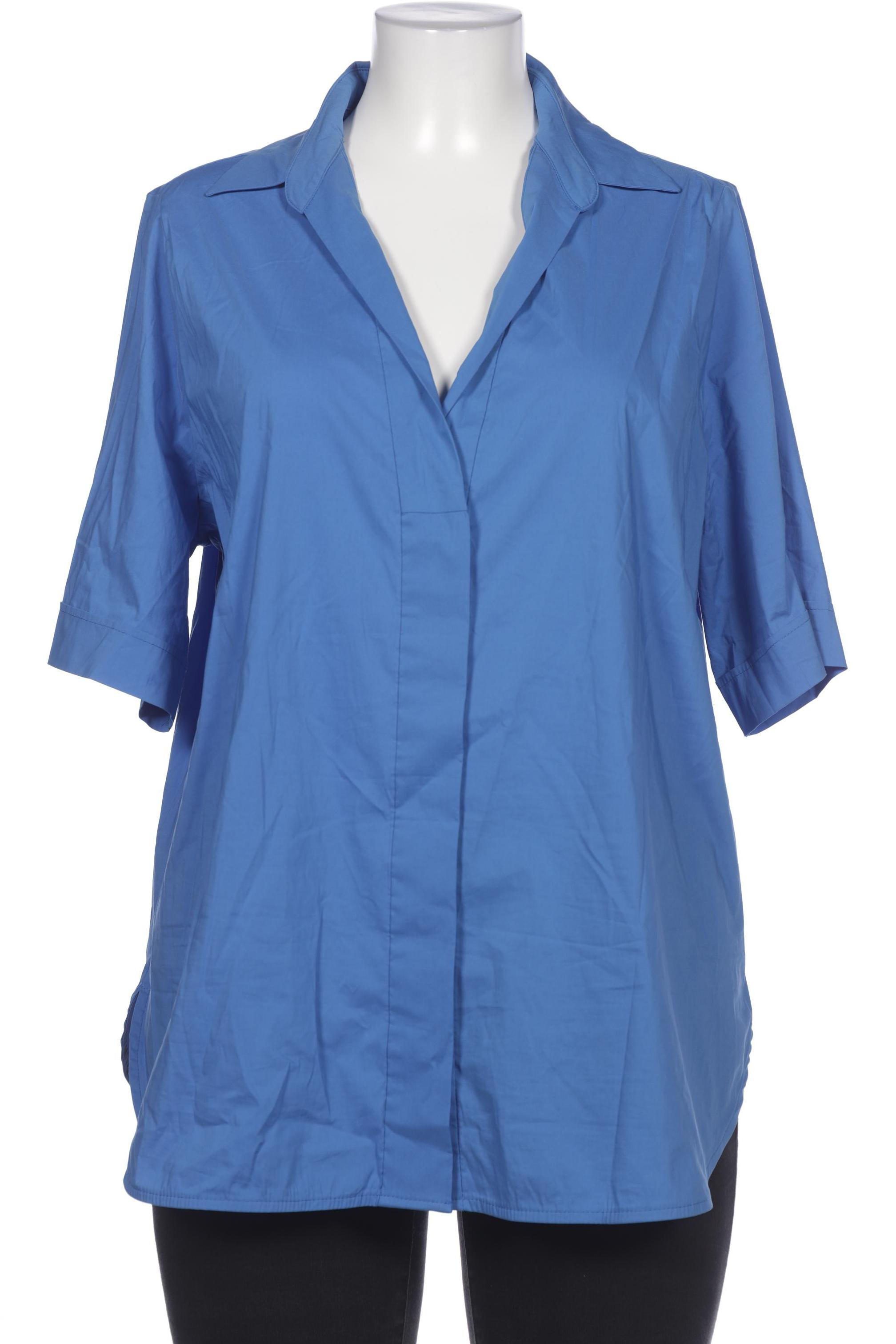 

Selection by Ulla Popken Damen Bluse, blau, Gr. 46