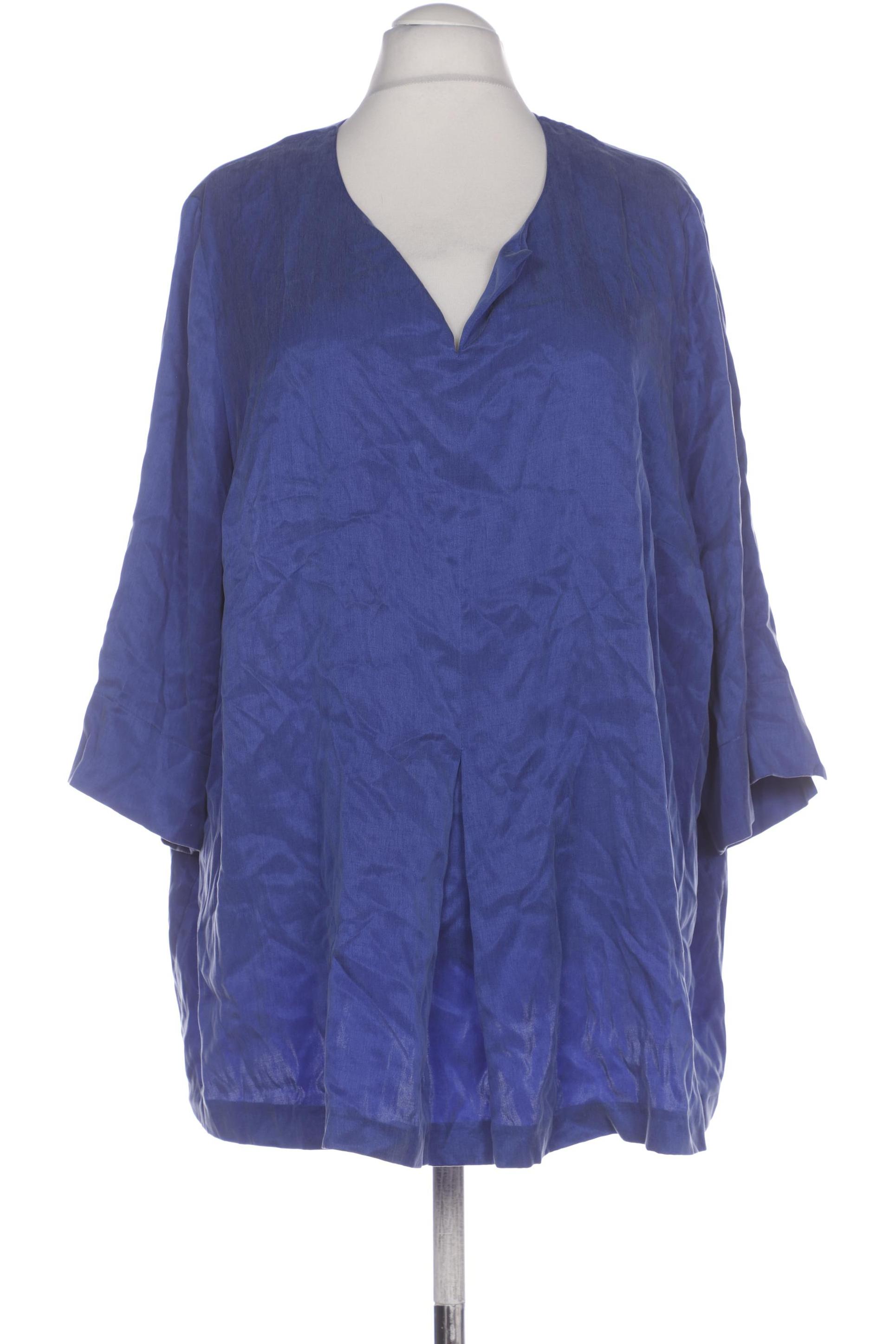 

Selection by Ulla Popken Damen Bluse, blau, Gr. 54