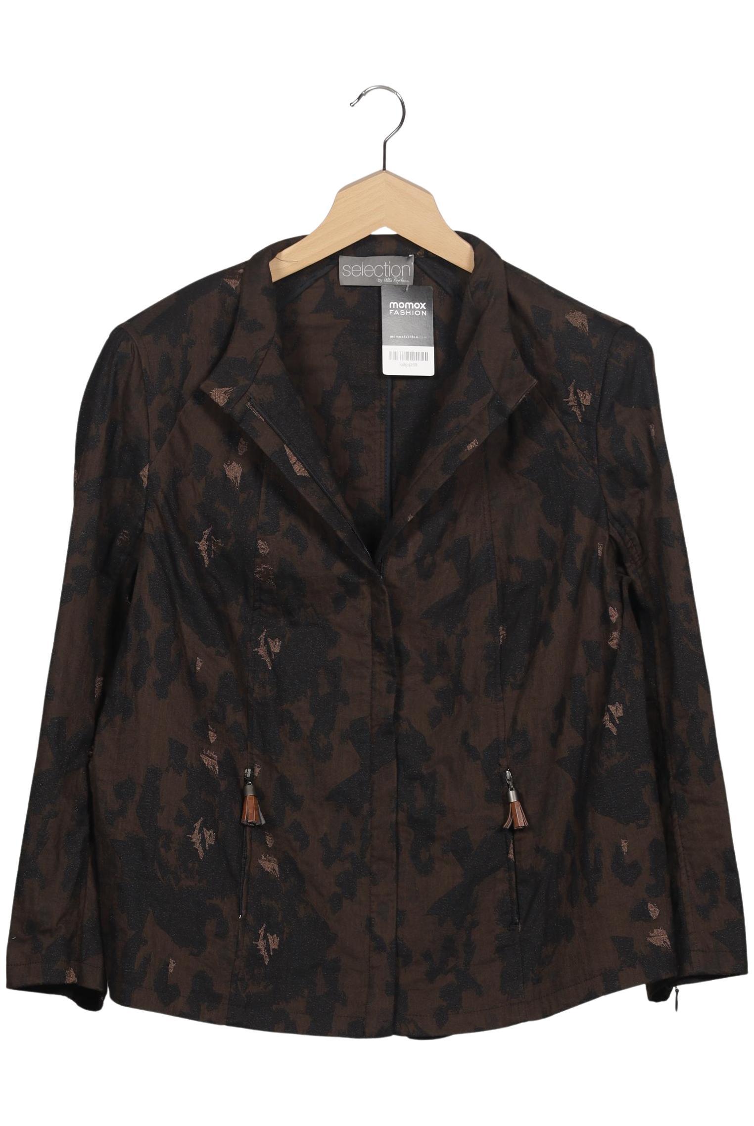 

Selection by Ulla Popken Damen Jacke, braun, Gr. 52