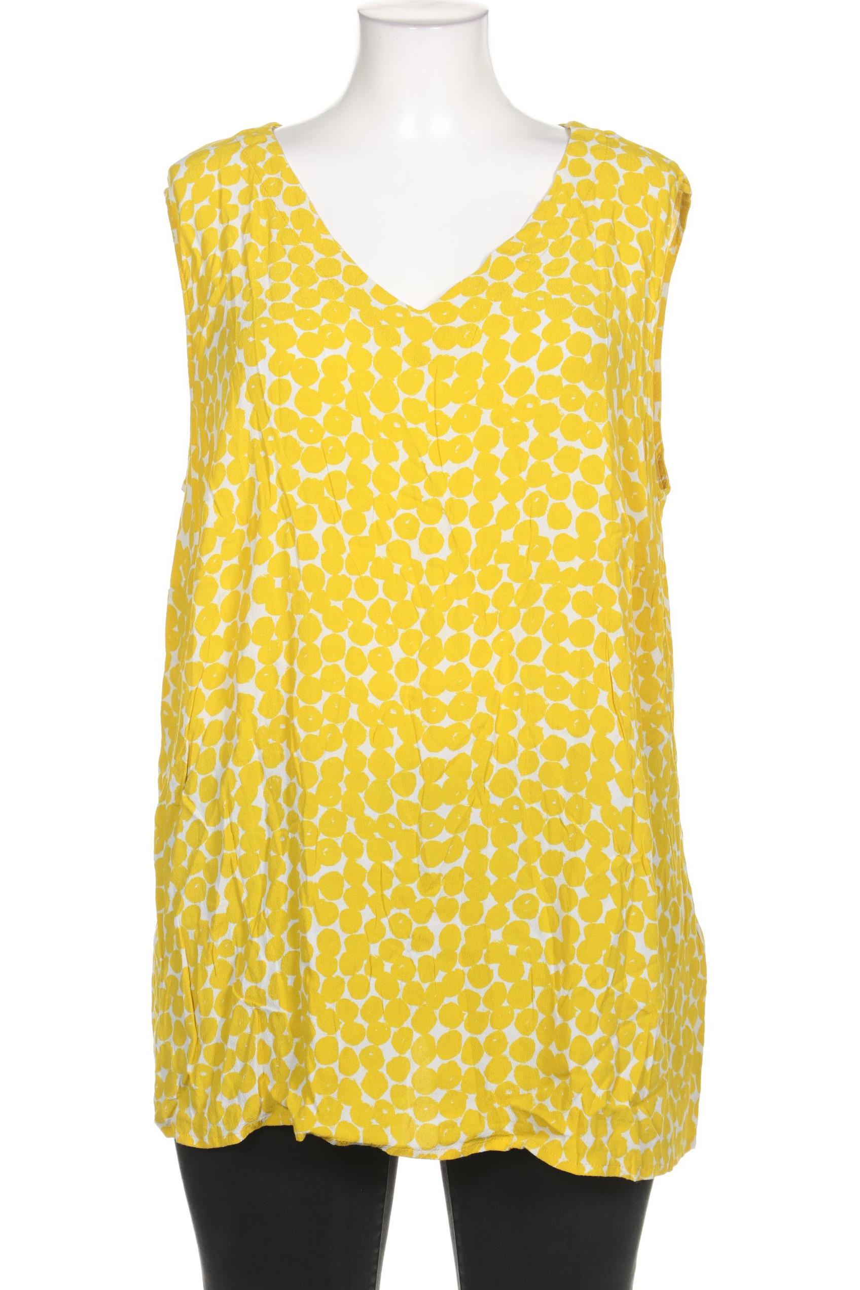 

Selection by Ulla Popken Damen Bluse, gelb, Gr. 54